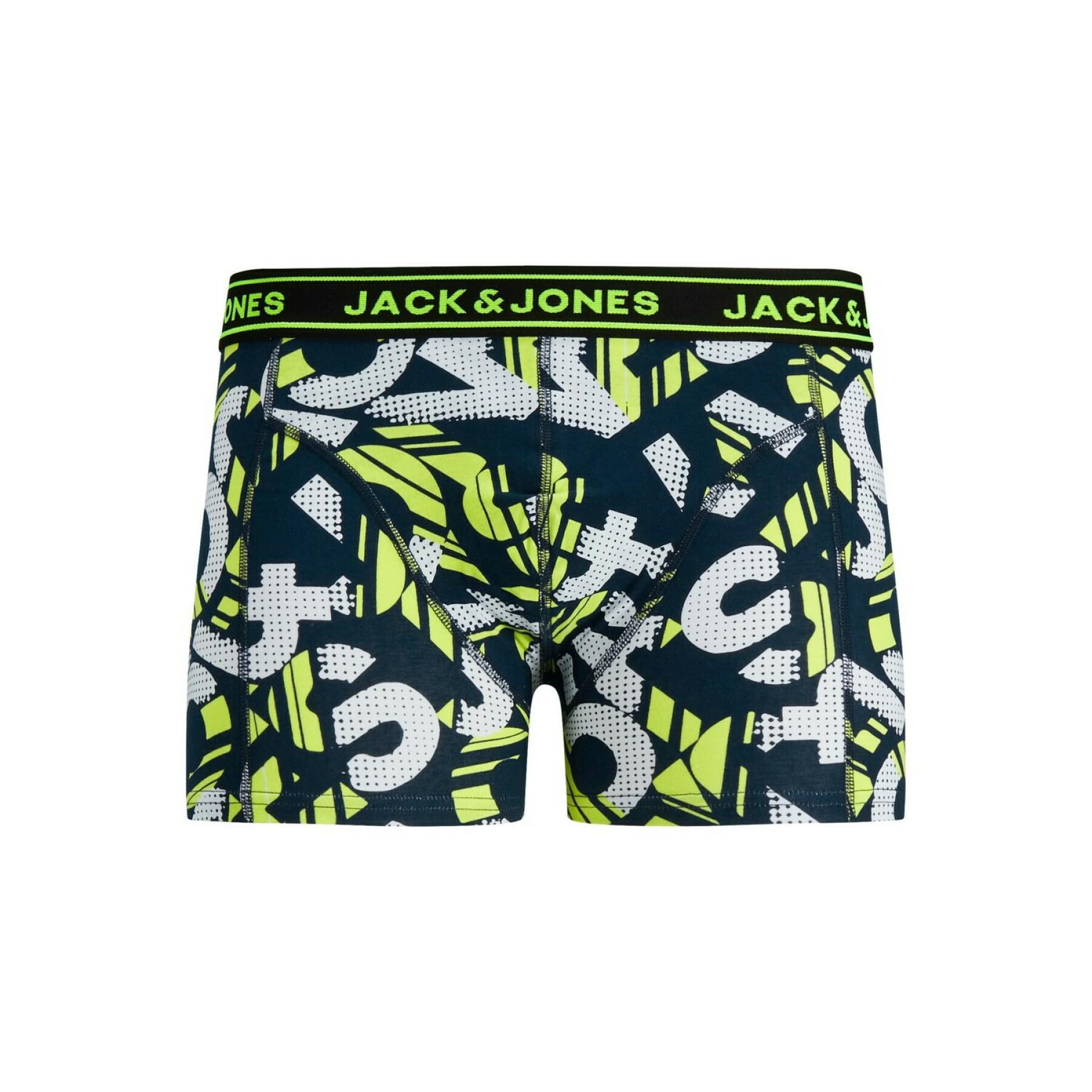 Juego de 3 calzoncillos para niños Jack & Jones Logo Print