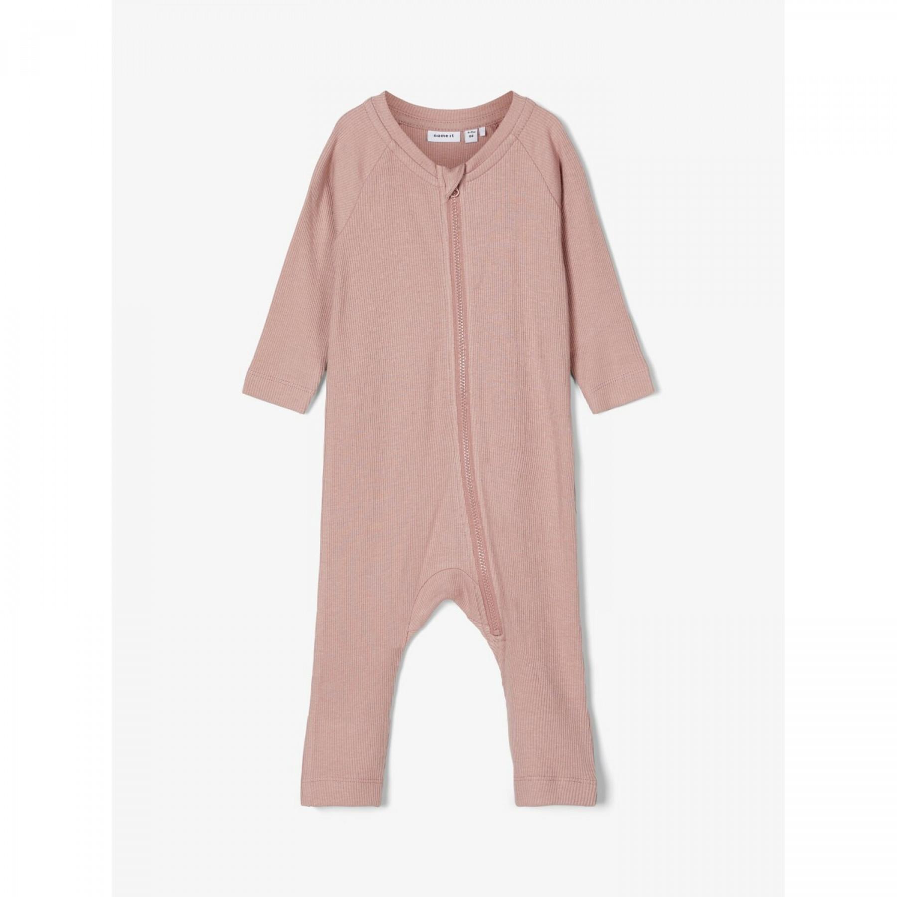 Pijama de bebé de manga larga con cremallera Name it Rinka