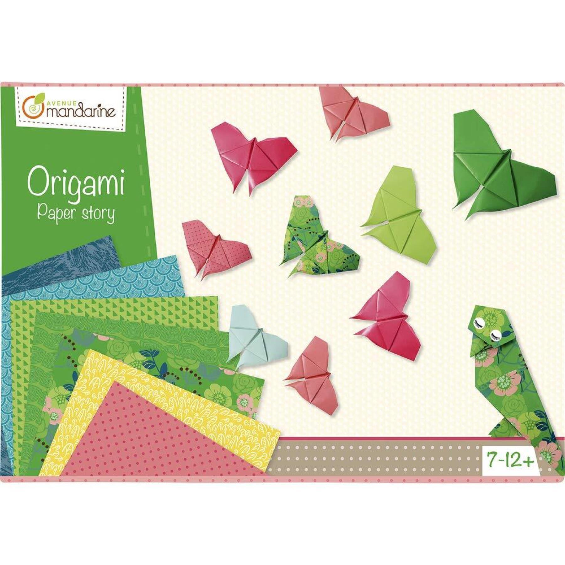 Caja de origami creativa Avenue Mandarine