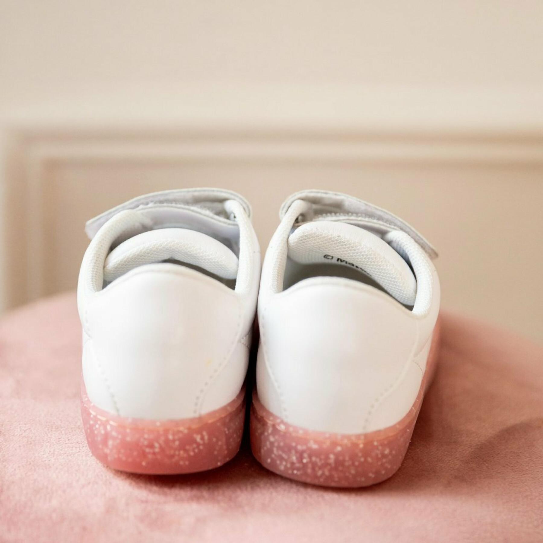Zapatillas de deporte para chicas Bons Baisers de Paname Mini Edith Barbie-Glitter