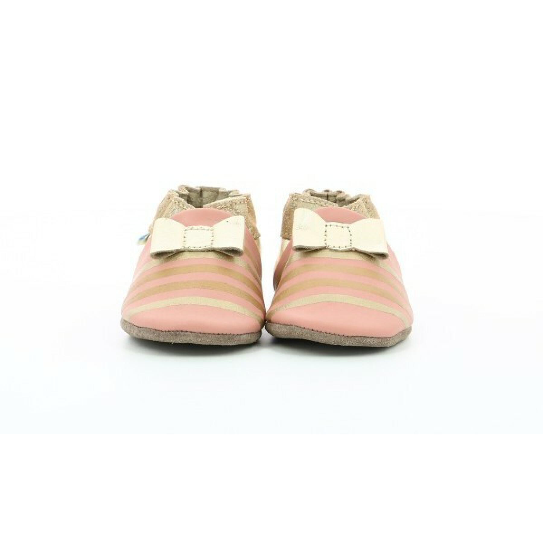Zapatillas de pajarita para bebés Robeez shiny