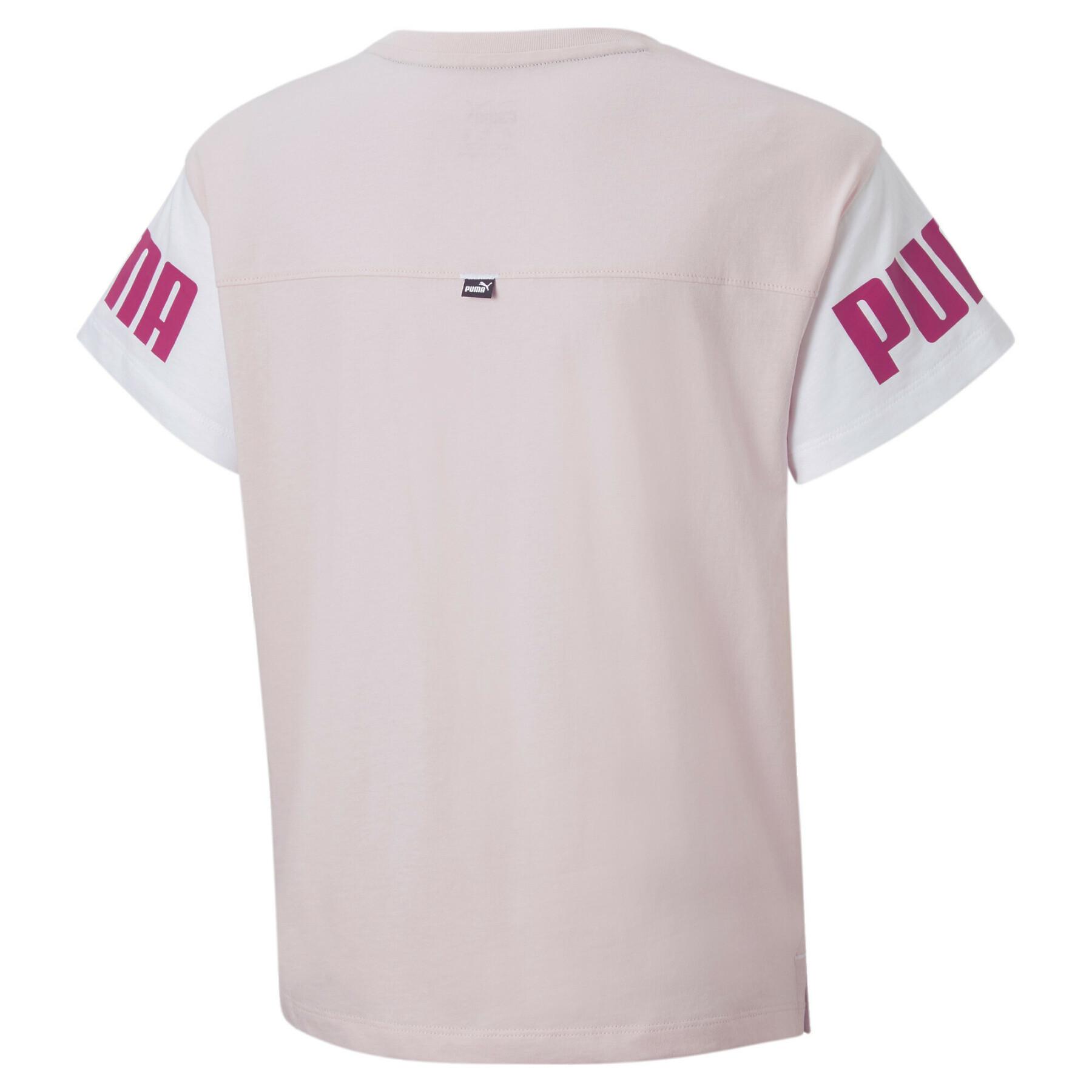 Camiseta de chica Puma Power Colorblock