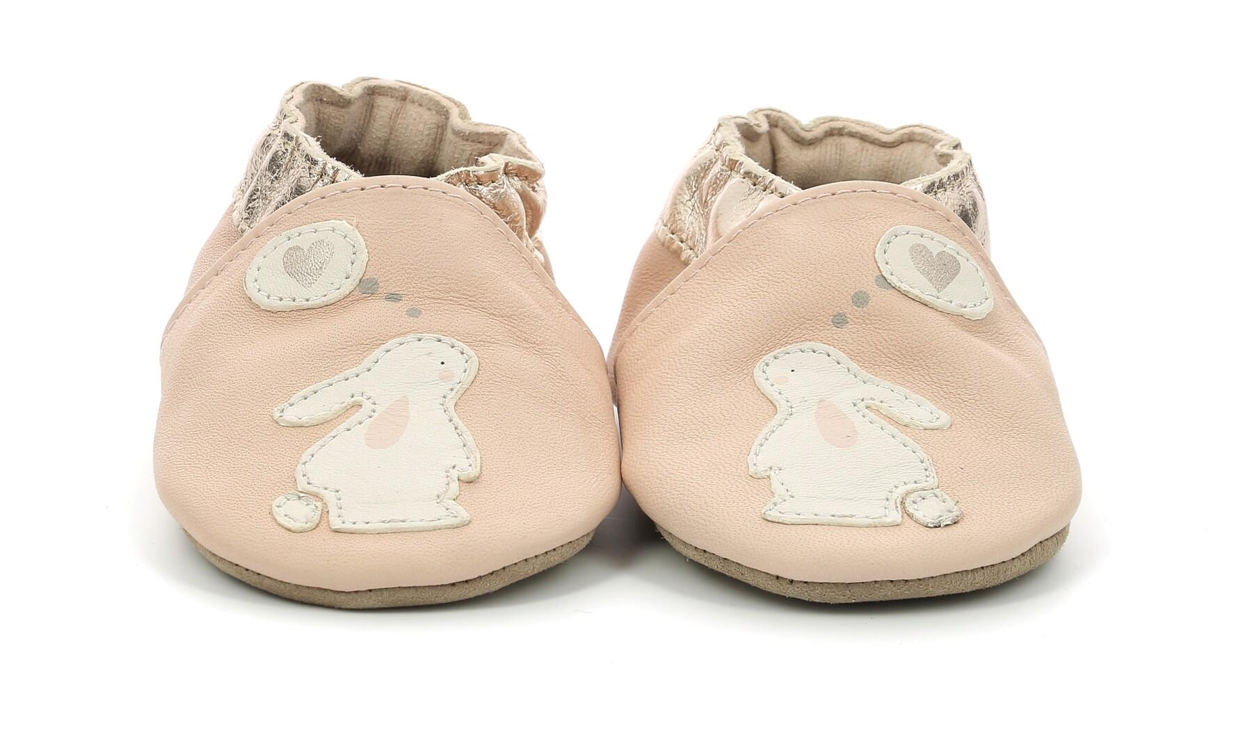 Zapatillas de bebé Robeez rabbit in love
