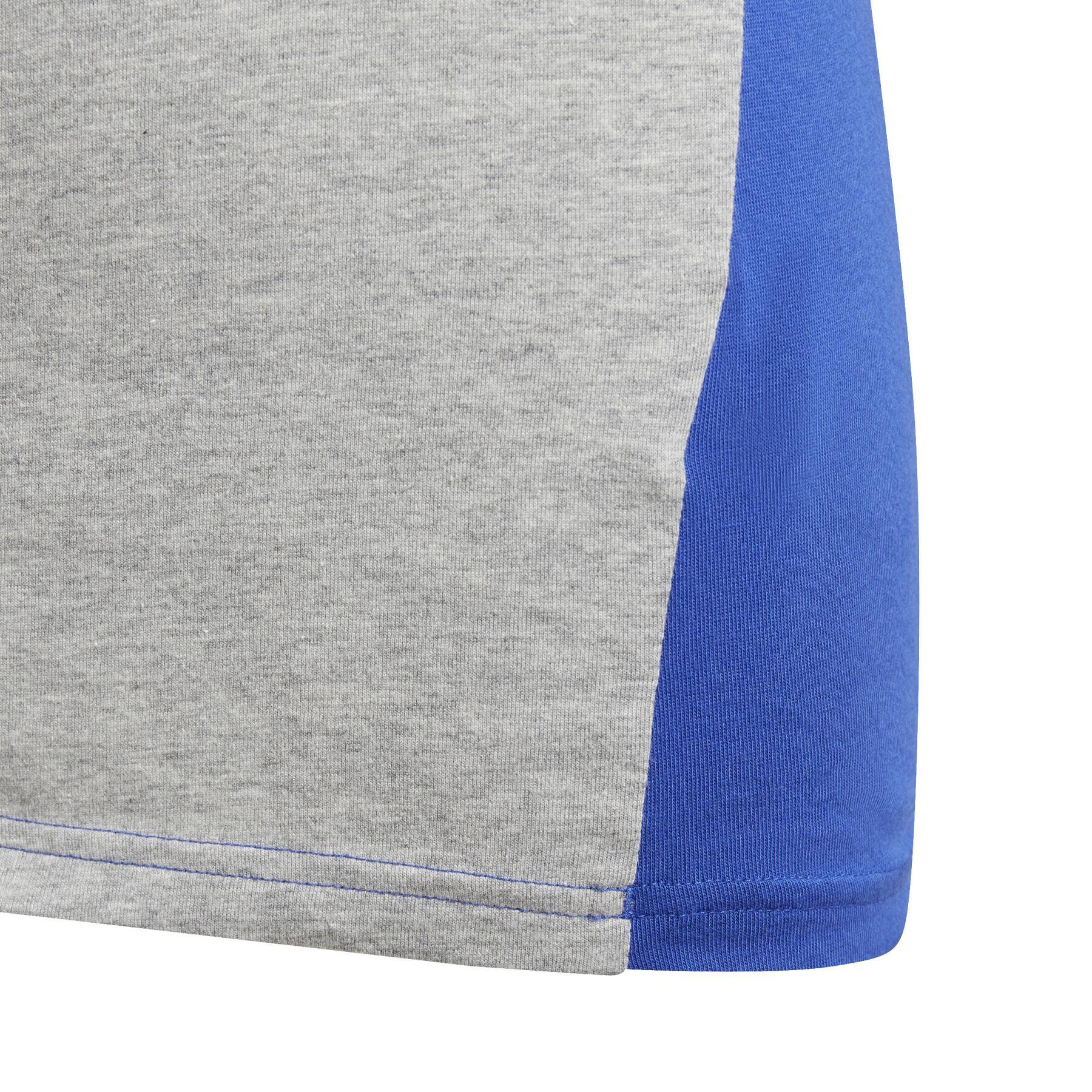 Camiseta infantil adidas Tiberio 3-Stripes Colorblock