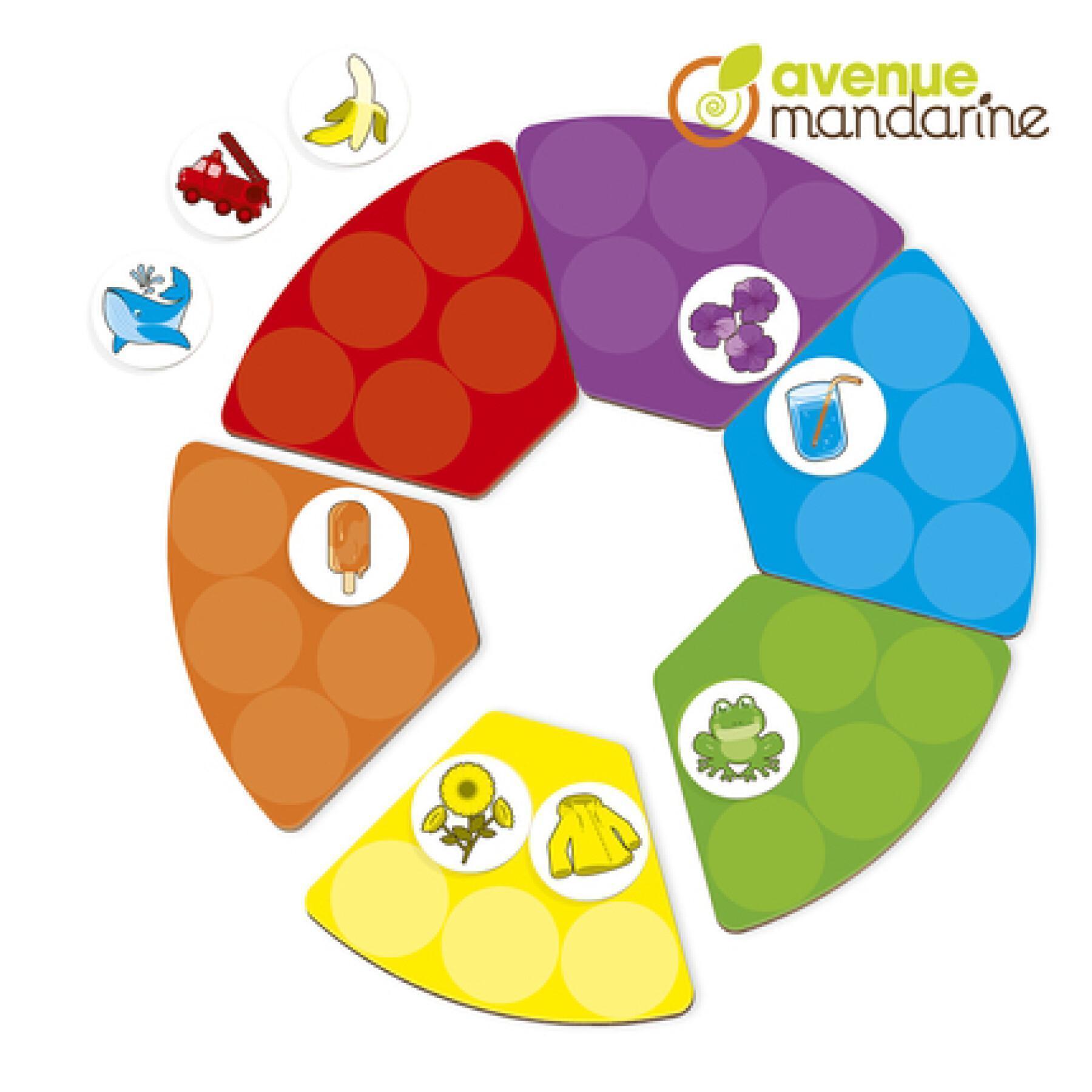Juegos educativos para aprender los colores Avenue Mandarine