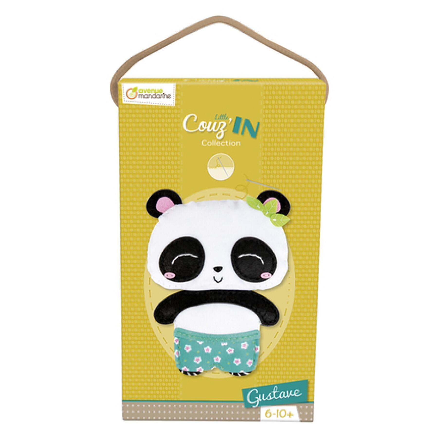 Kit de costura Avenue Mandarine Little Couz'IN Gustave Le Panda