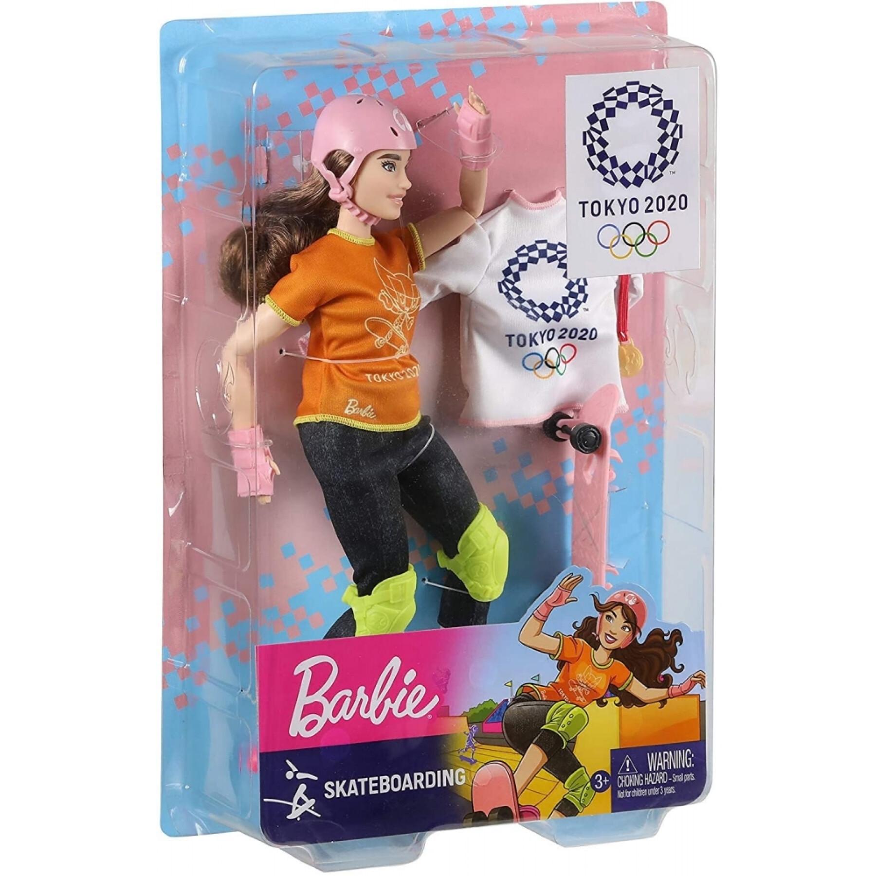 Muñeca patinadora olímpica Barbie
