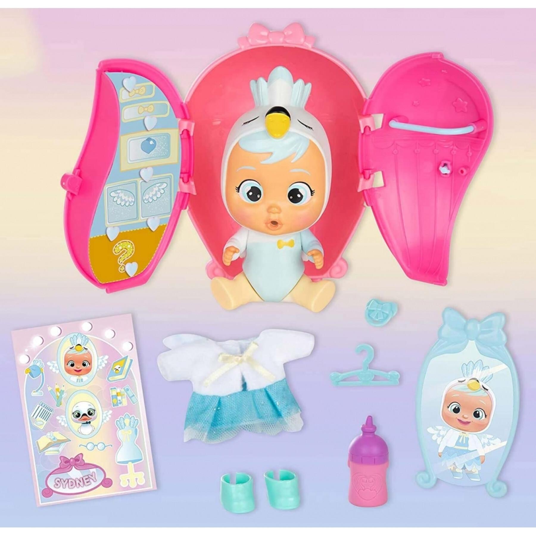 Muñeca con vestuario, ropa y accesorios Bebés Llorones