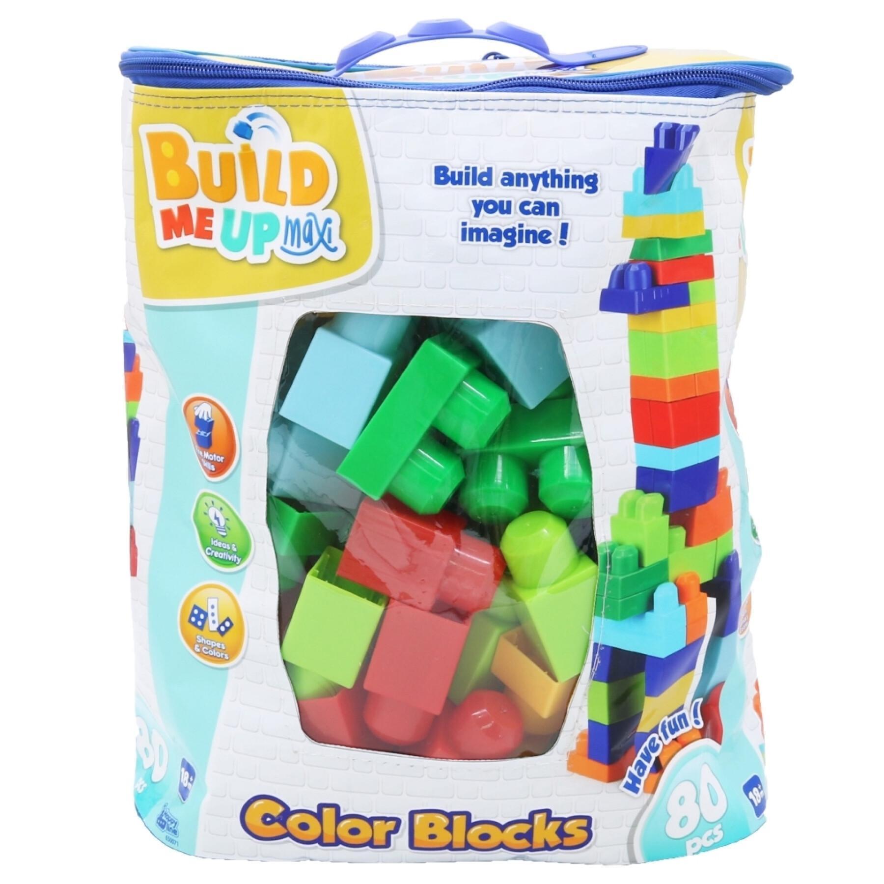 Juego de 80 bloques de construcción Build Me Up Maxi