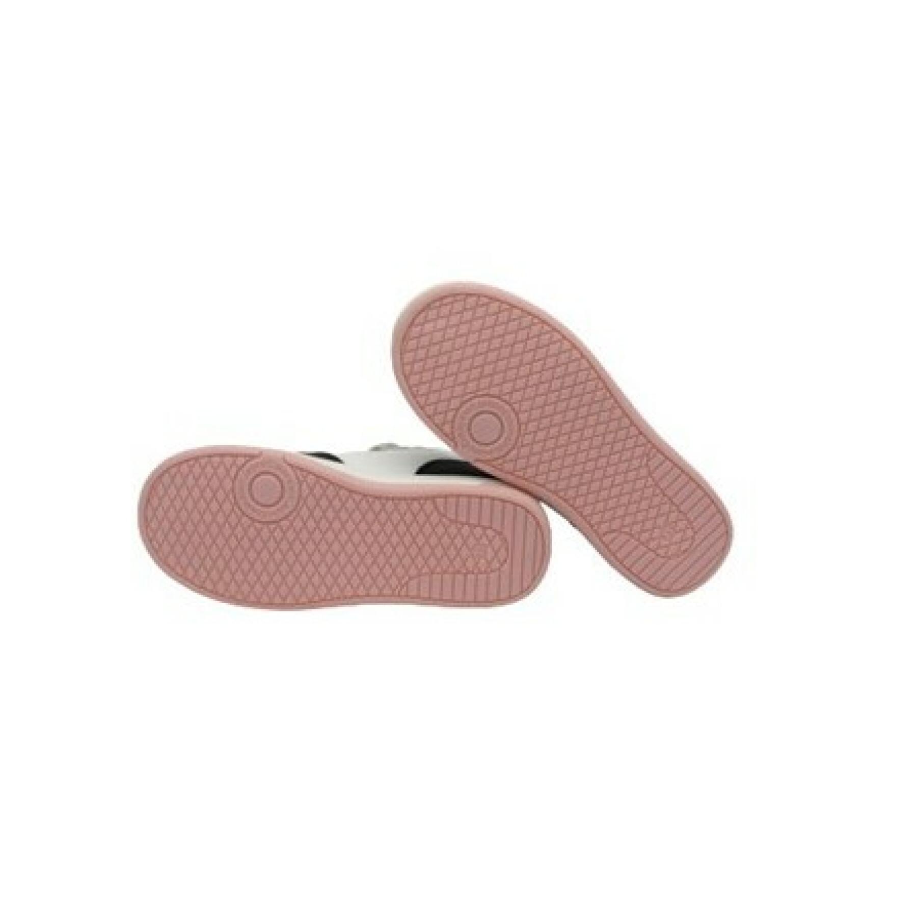 Zapatillas de deporte con cordones/velcro para niños Calvin Klein black/white/pink