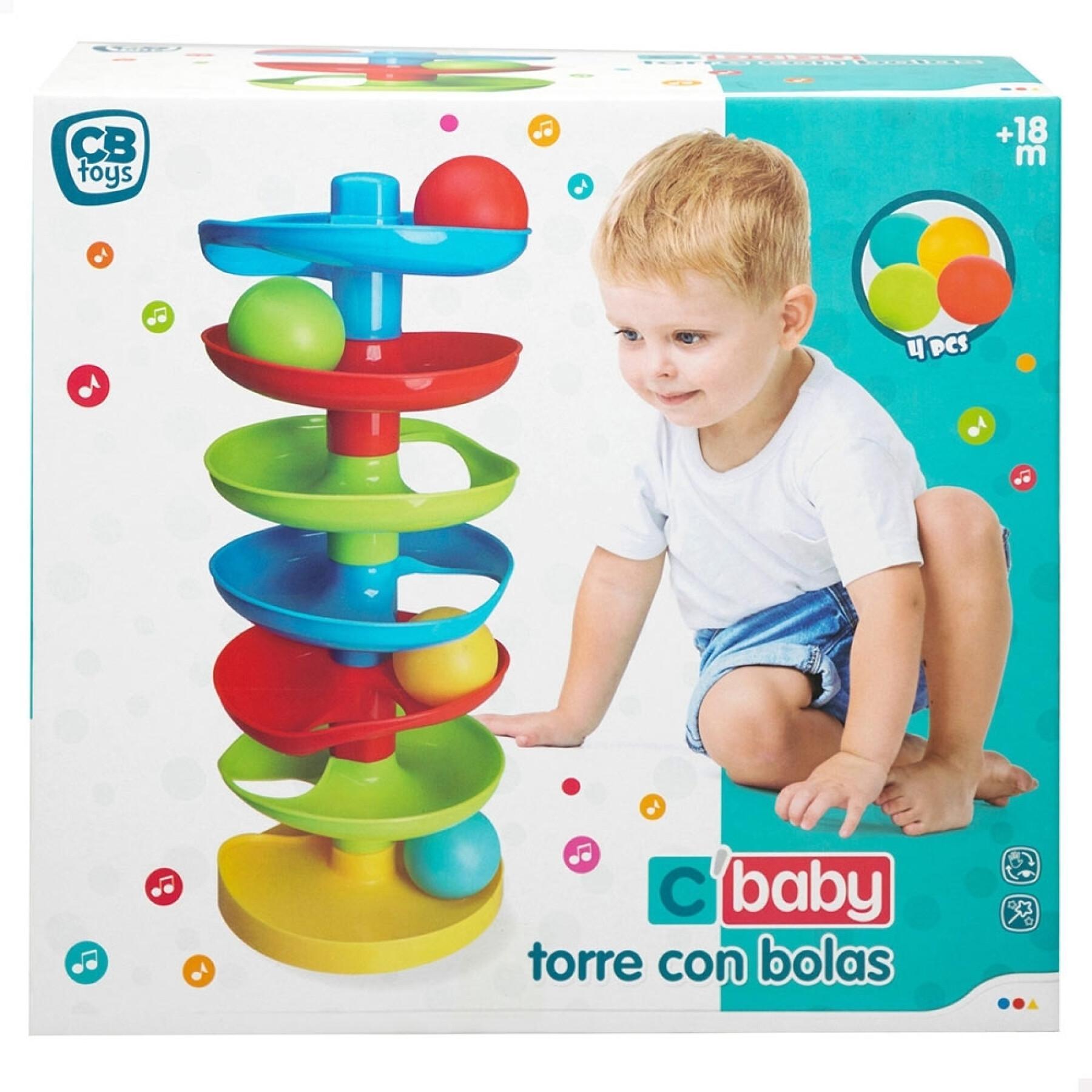 Torre con bolas deslizantes preescolar CB Toys