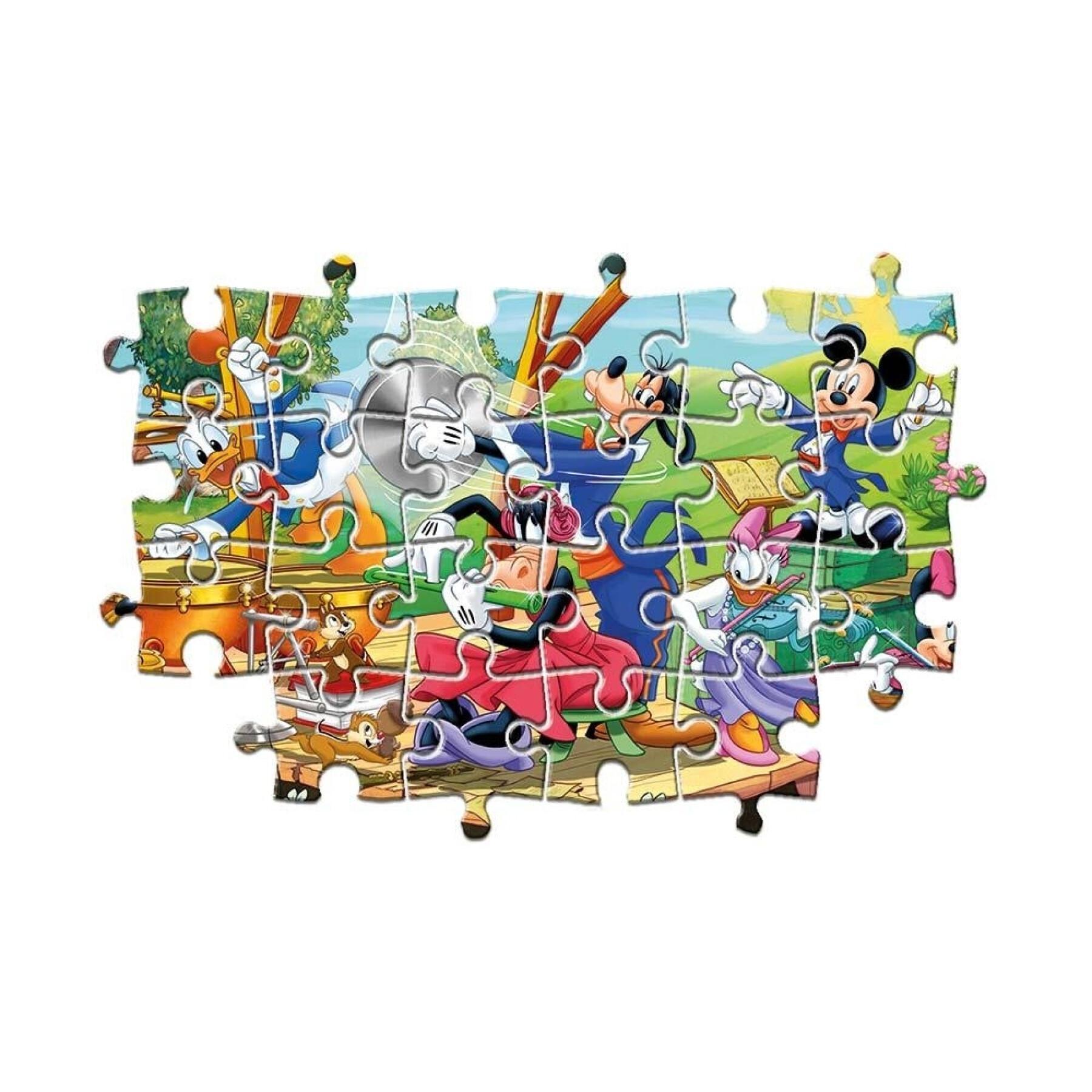 Puzzle de 2 piezas x 60 piezas Clementoni Mickey Mouse