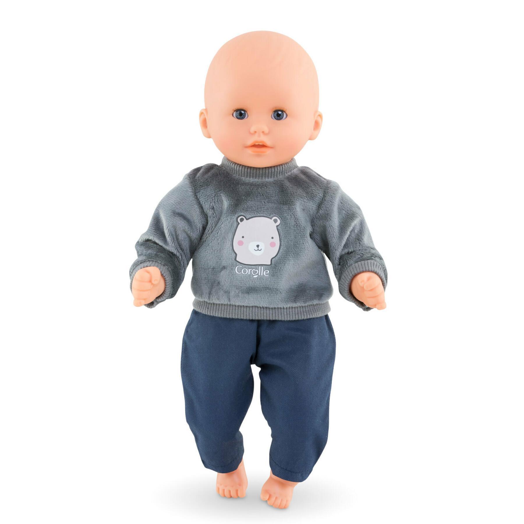 Suéter de oso de peluche para bebé Corolle