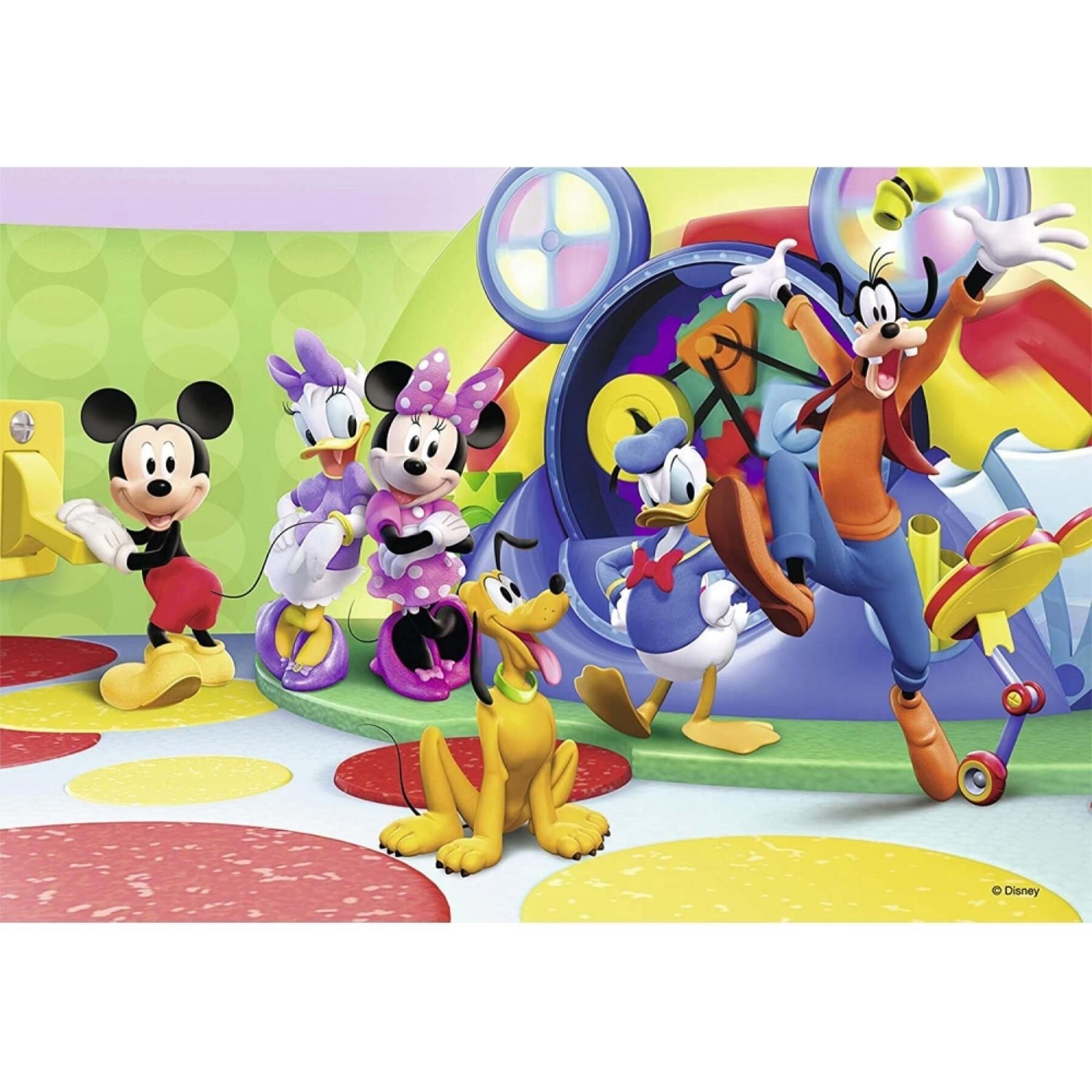 Puzzle de 12 piezas Disney Mickey, Minnie