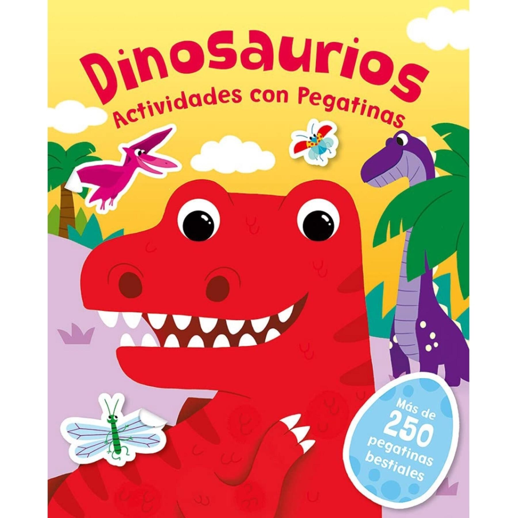 Libro de pegatinas de dinosaurios Edibook