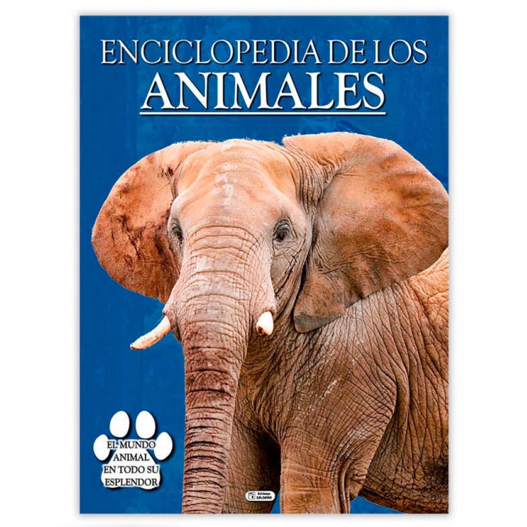 Libro enciclopedia de animales de 28 páginas Ediciones Saldaña