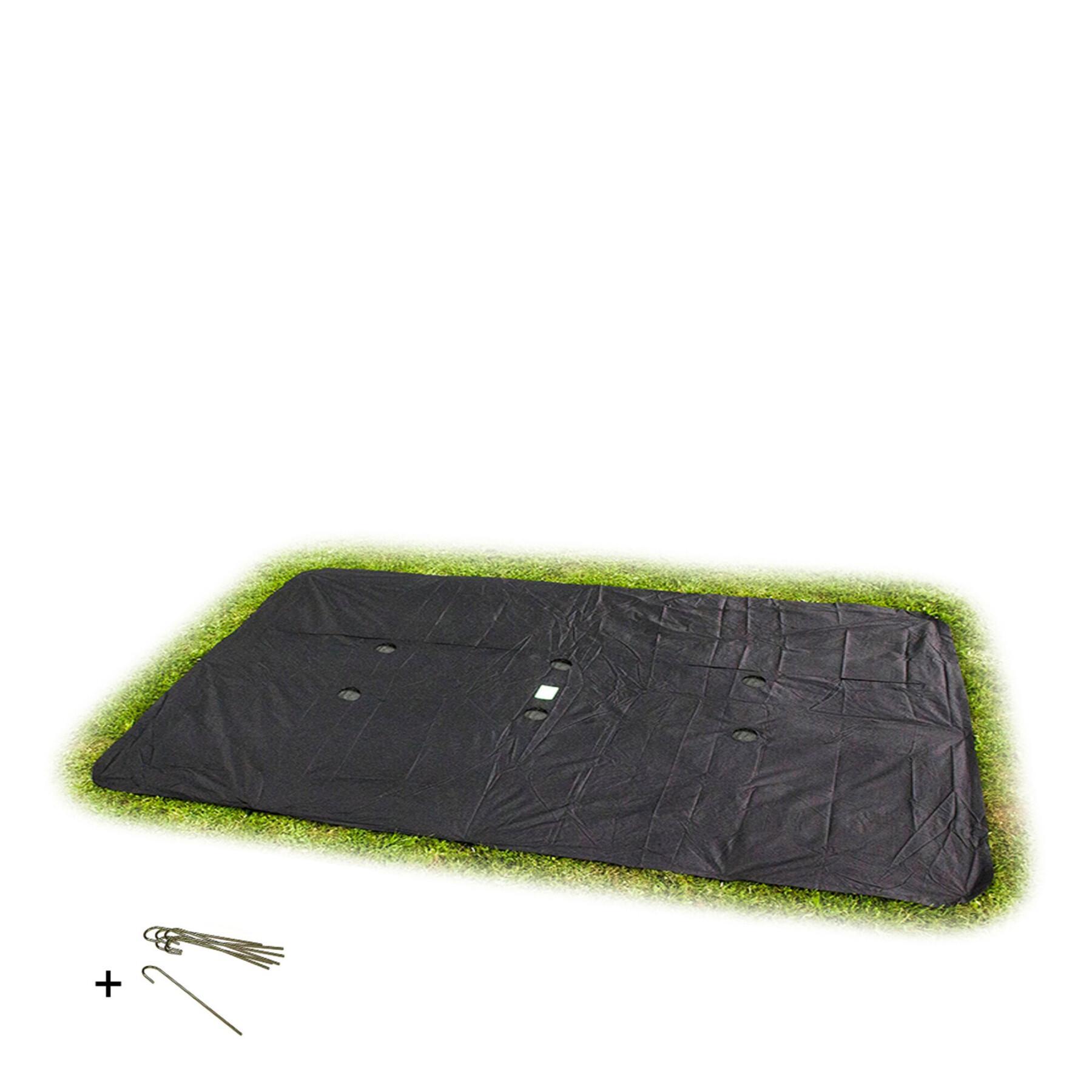 Cubierta protectora rectangular para la cama elástica en el suelo Exit Toys 244 x 427 cm