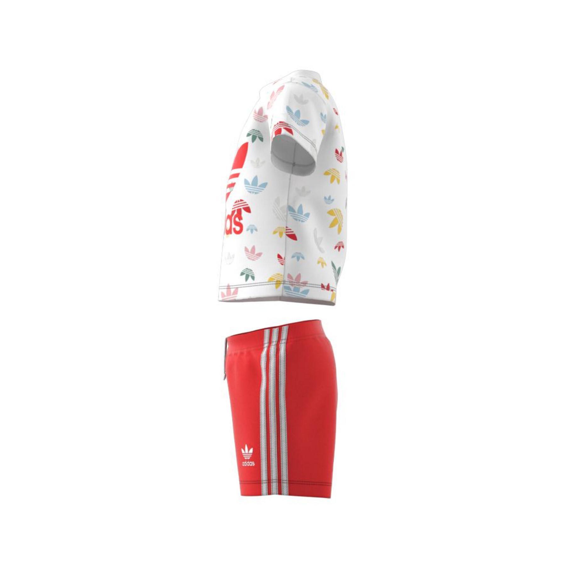 Kit de bebé adidas Originals Colourful Trefoil