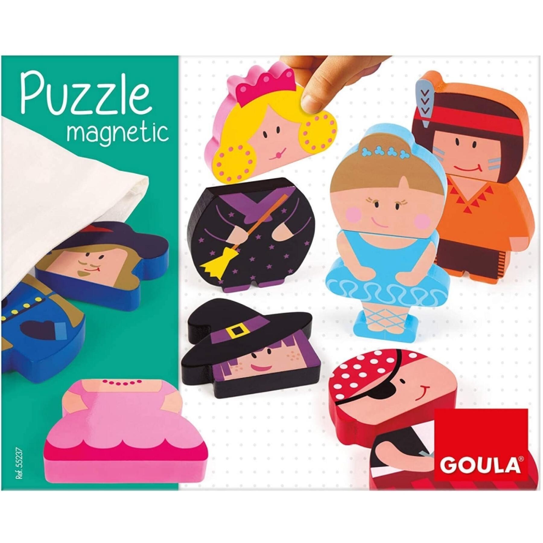 Puzzle magnético de personajes Goula