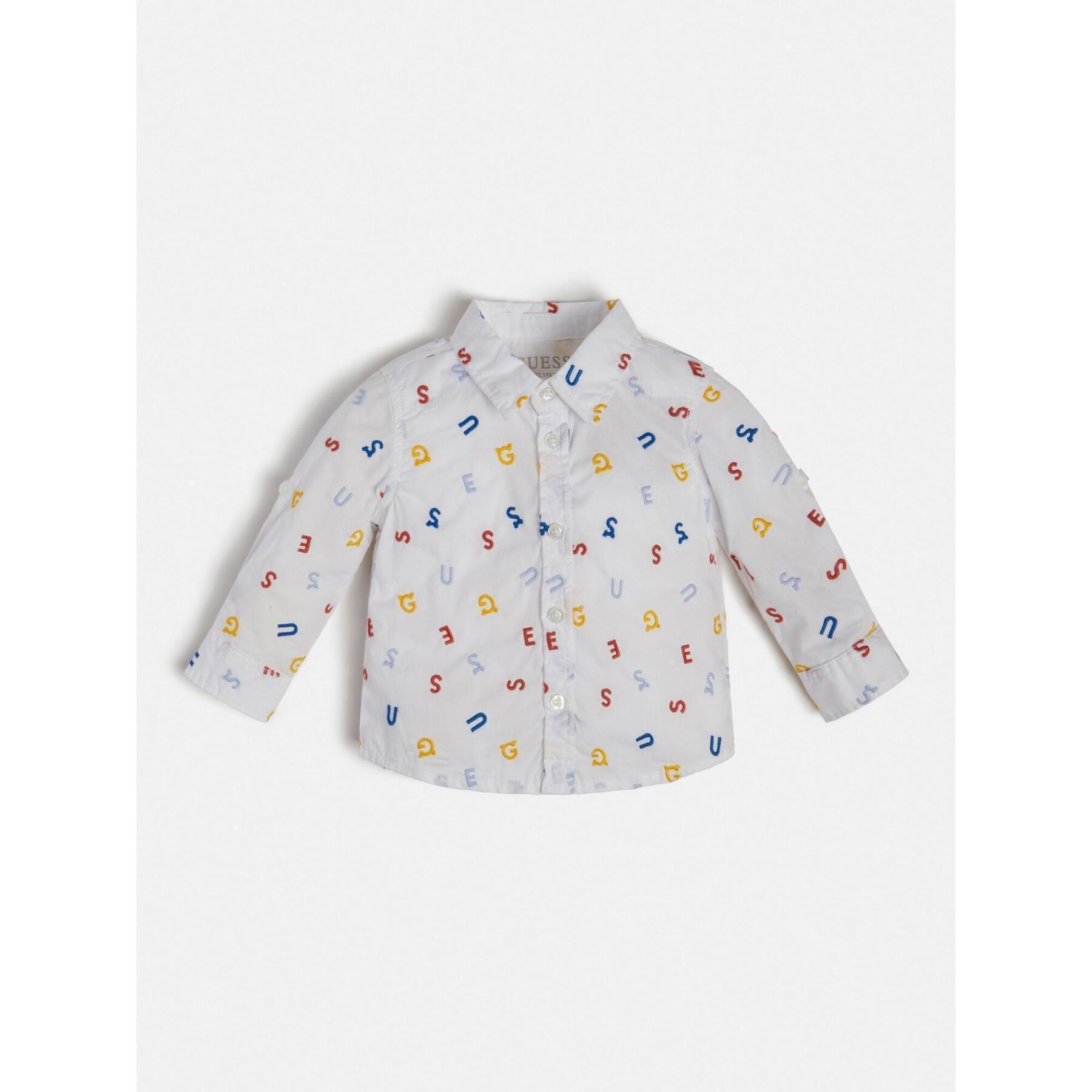 Camisa de algodón para bebé niño Guess STR ADJ.