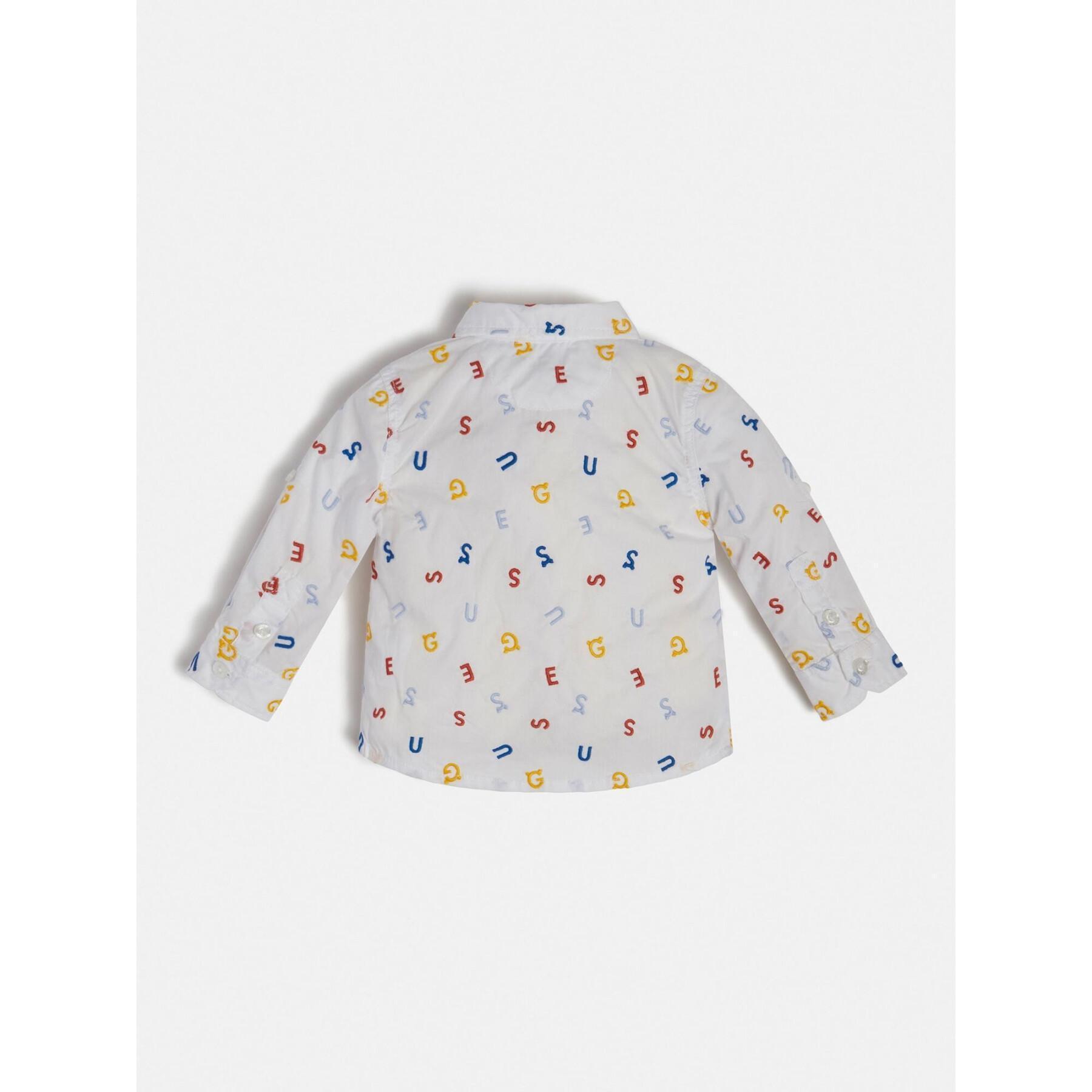 Camisa de algodón para bebé niño Guess STR ADJ.