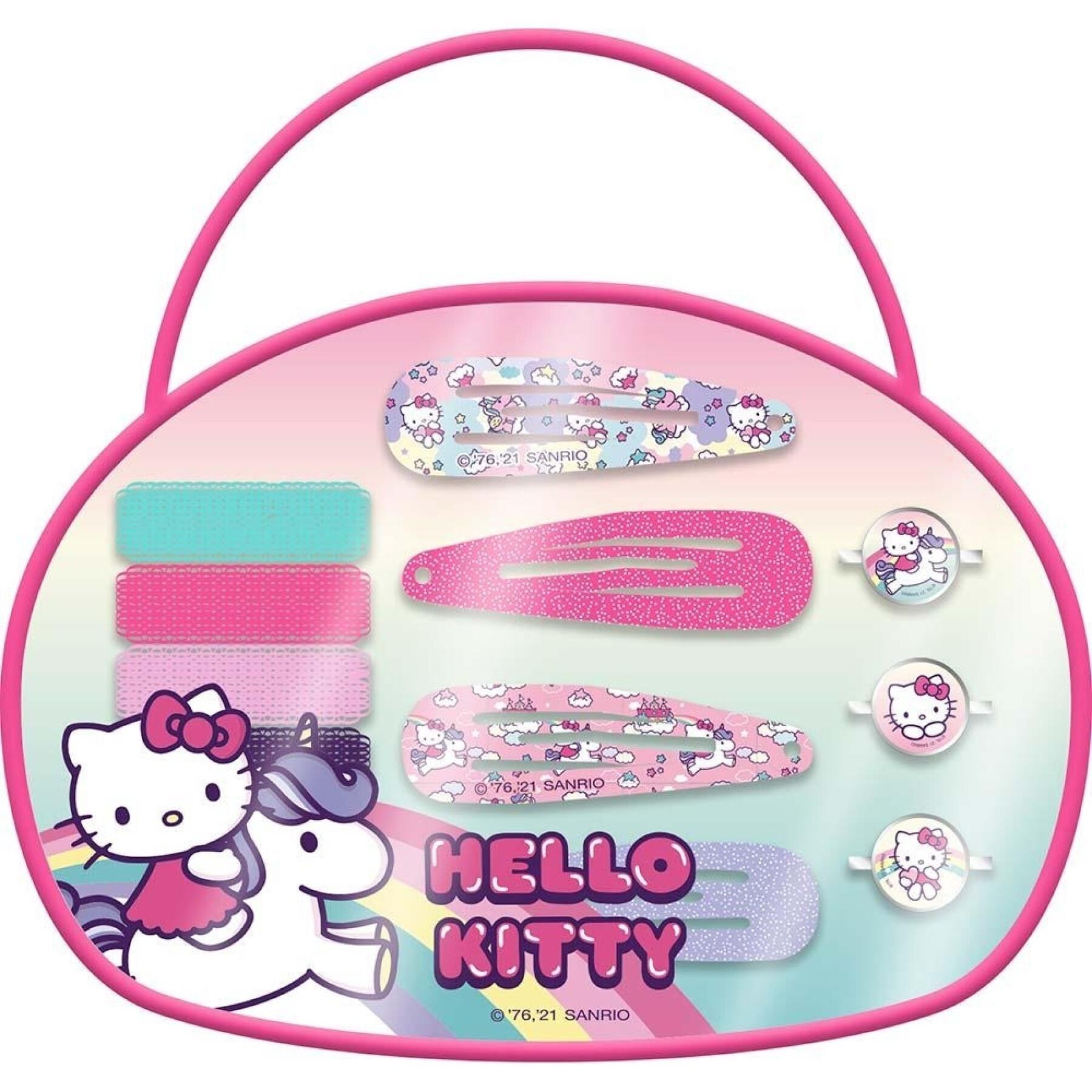 Bolsa de 12 accesorios para el pelo Hello Kitty