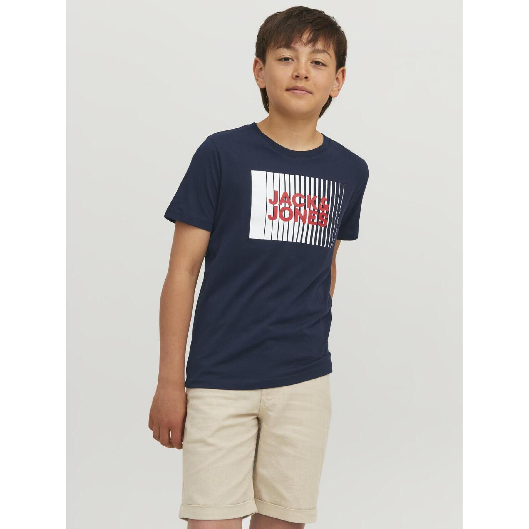 Camiseta cuello redondo niño Jack & Jones Corp Logo Play