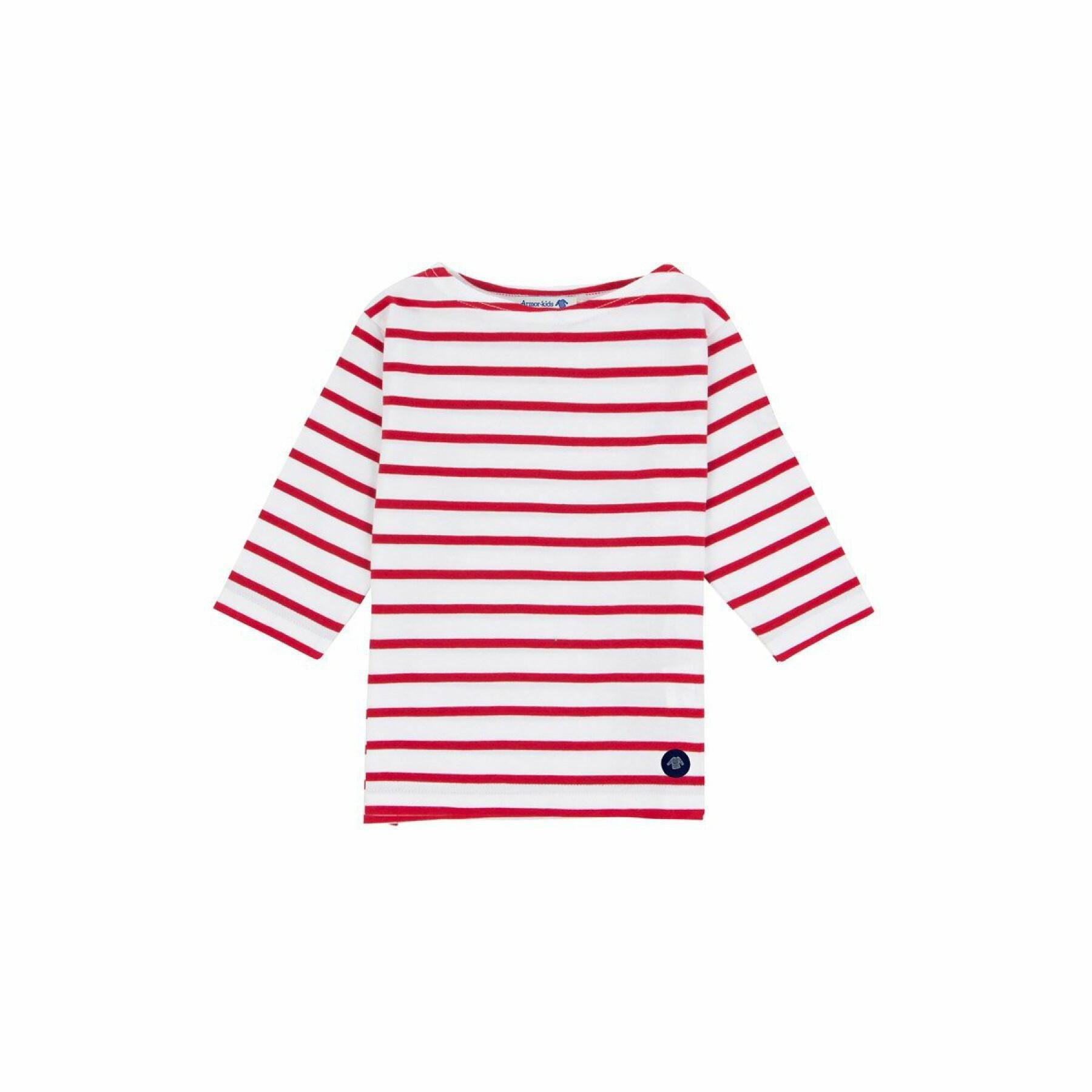 Camiseta marinera para niños Armor-Lux beg meil