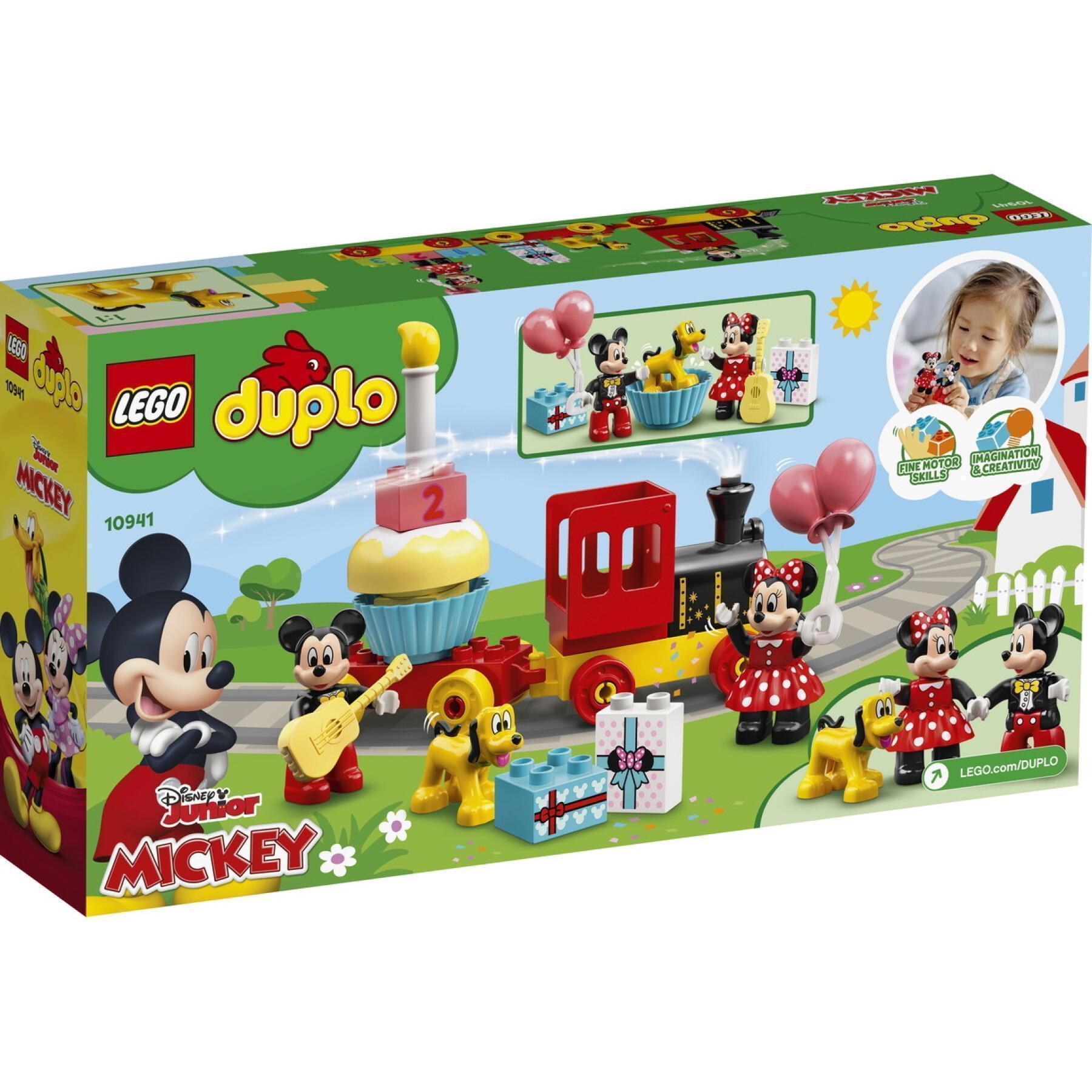 Cumpleaños tren mickey Lego Duplo