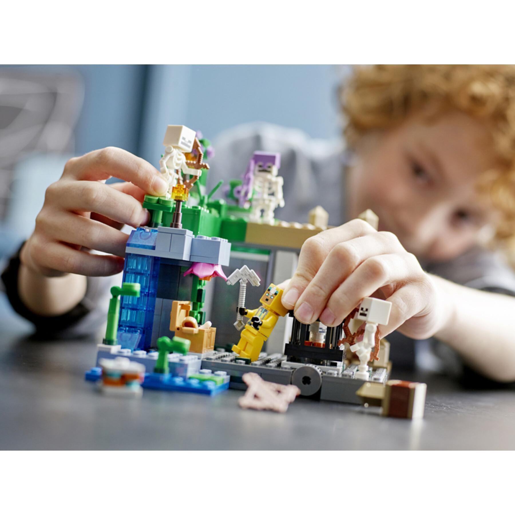 Juegos de construcción de mazmorras de esqueletos Lego Minecraft
