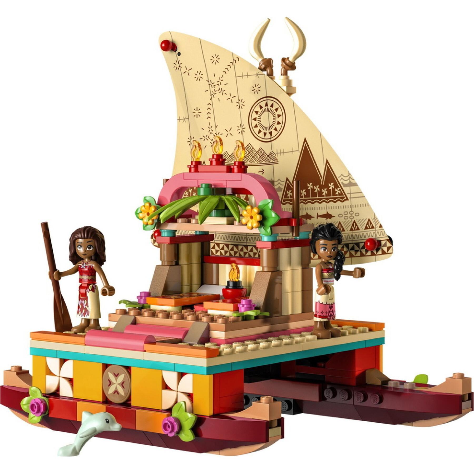 barco de exploración vaiana Lego