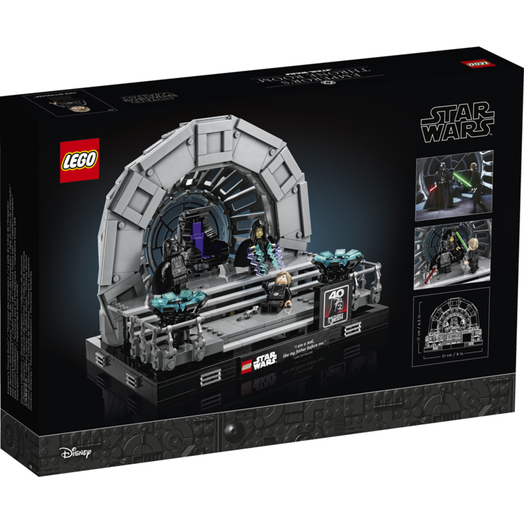 Juegos de construcción diorama sala del trono Lego Star Wars