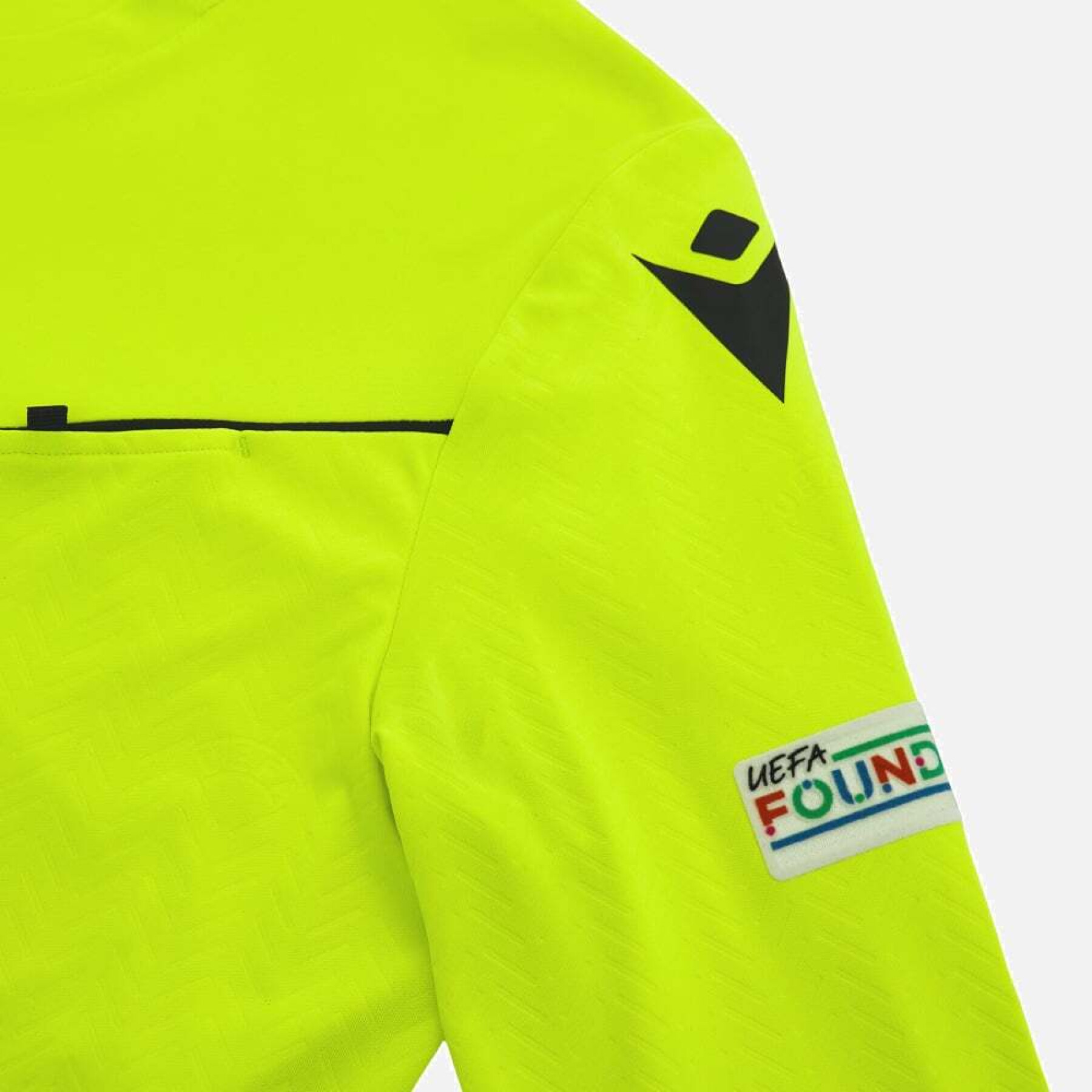Camiseta de árbitro de manga larga para niña Macron UEFA 2023/25