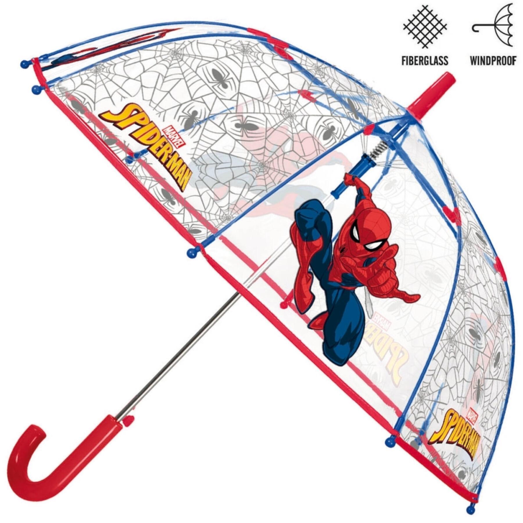 Paraguas spiderman campana transparente Marvel