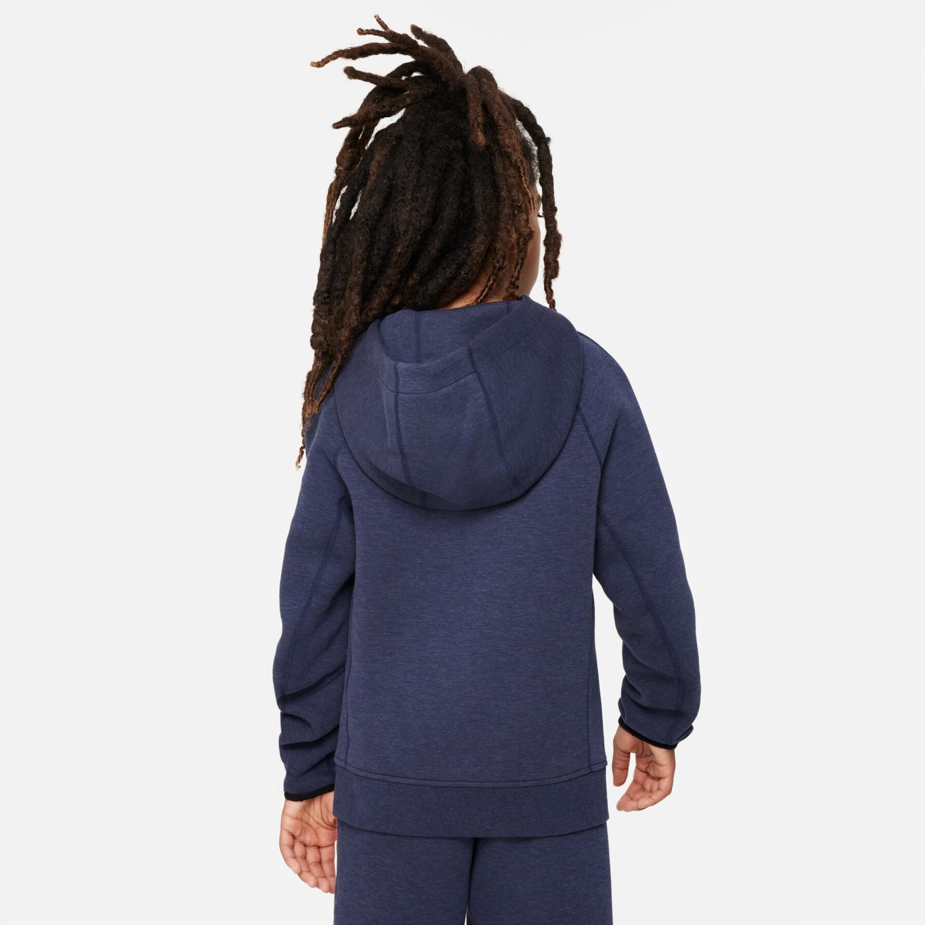 Sudadera con capucha para niños Nike Tech Fleece
