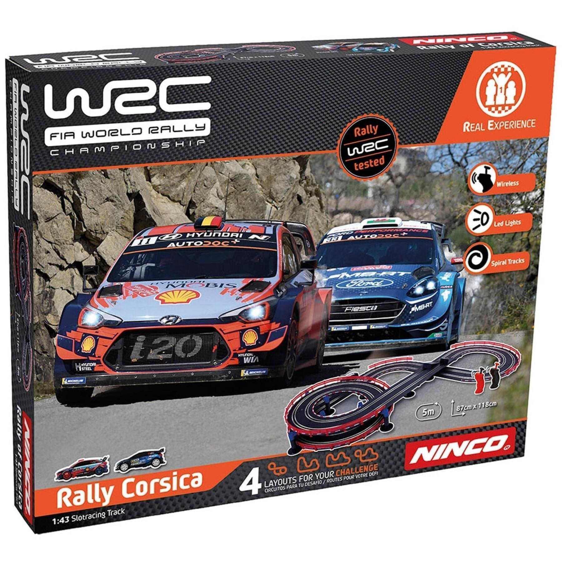 Circuito de coches slot Generico Ninco WRC Rallye Corsica