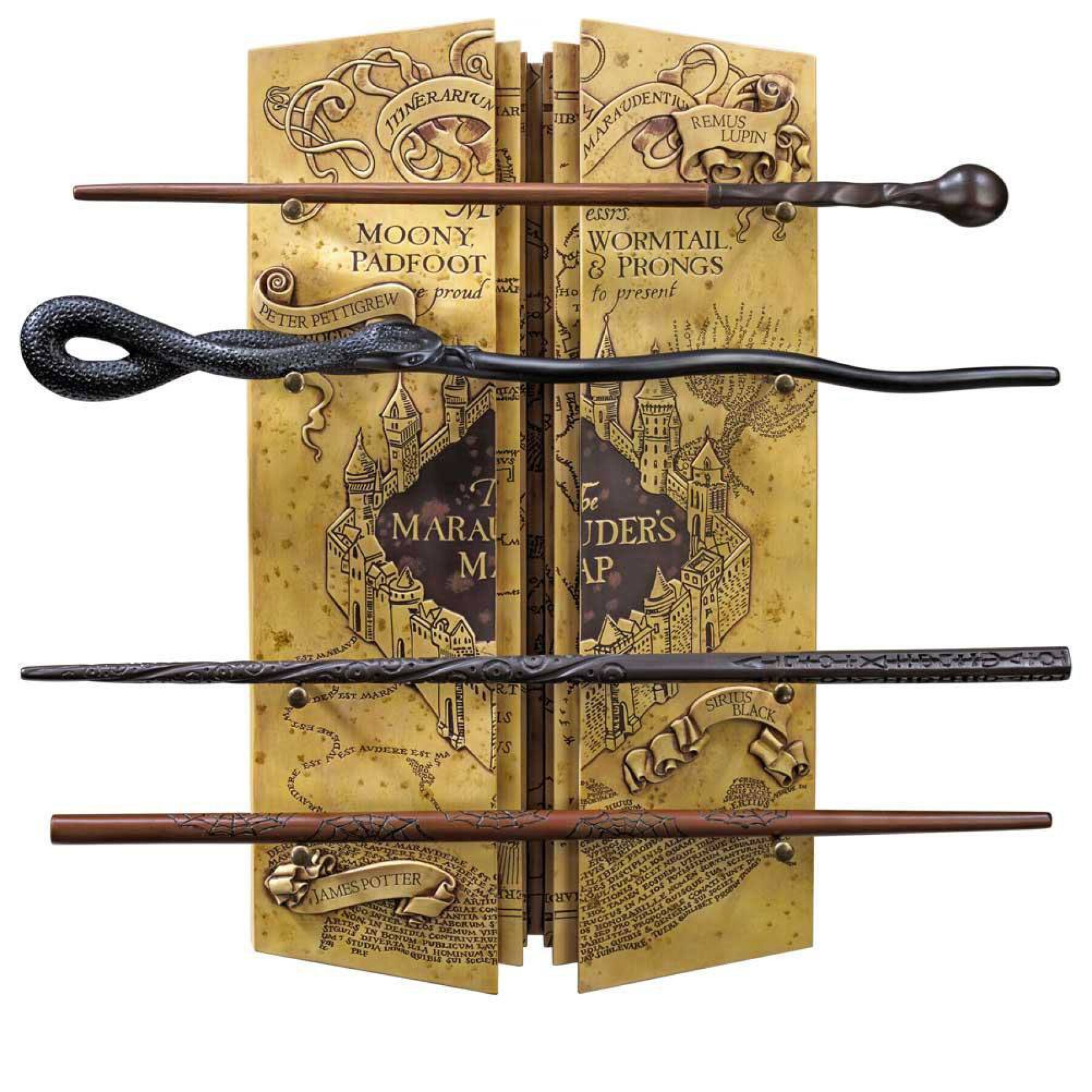 Juego de 4 varitas mágicas Noble Collection Harry Potter - The Marauder's Collection