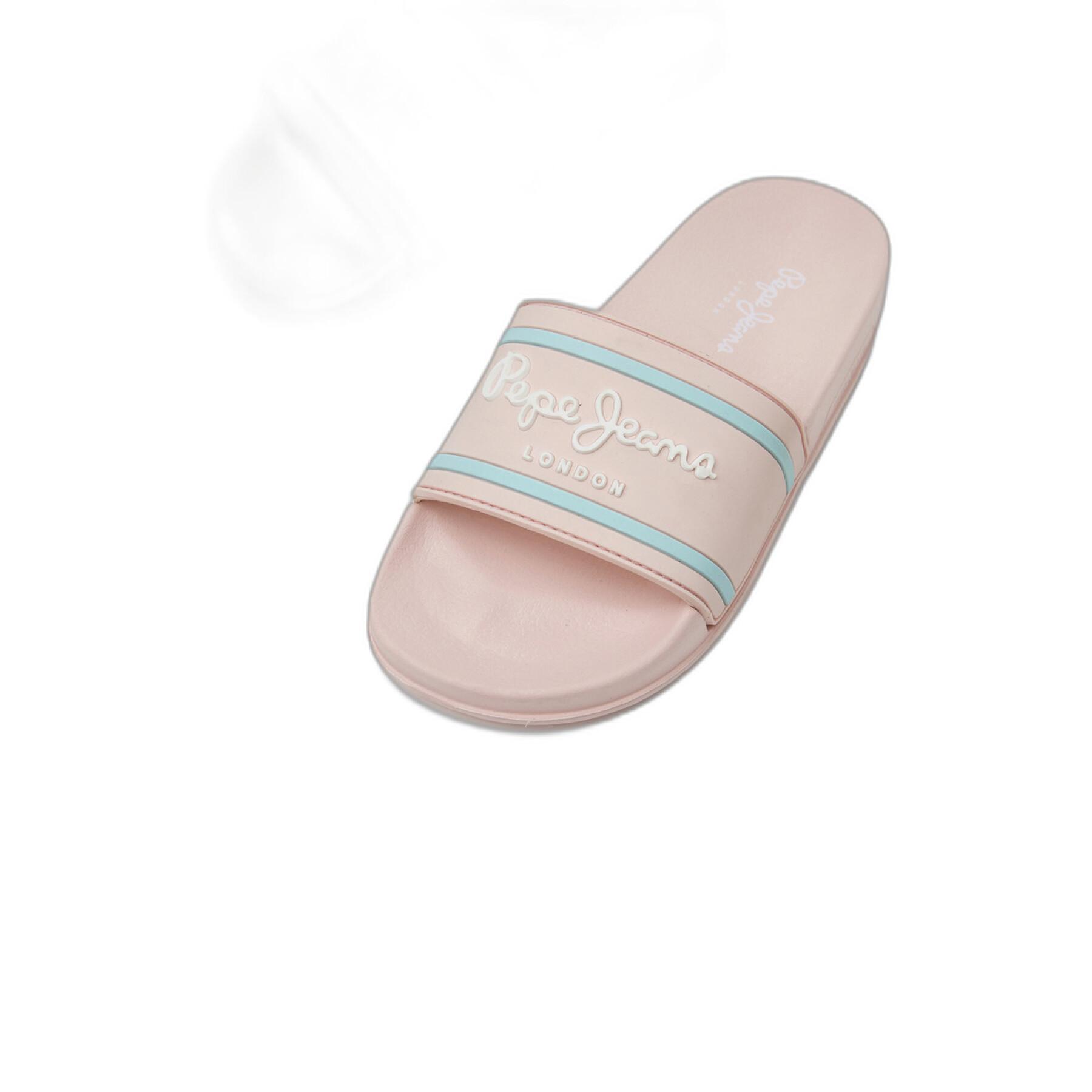 Zapatillas de casa de niña Pepe Jeans Slider Logo