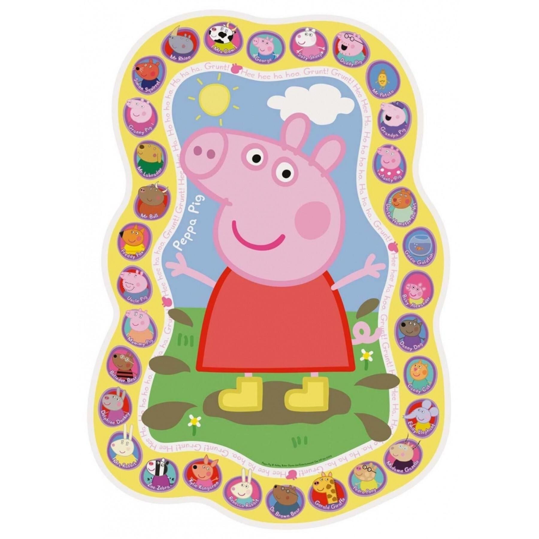 Puzzle de suelo de 24 piezas Peppa Pig