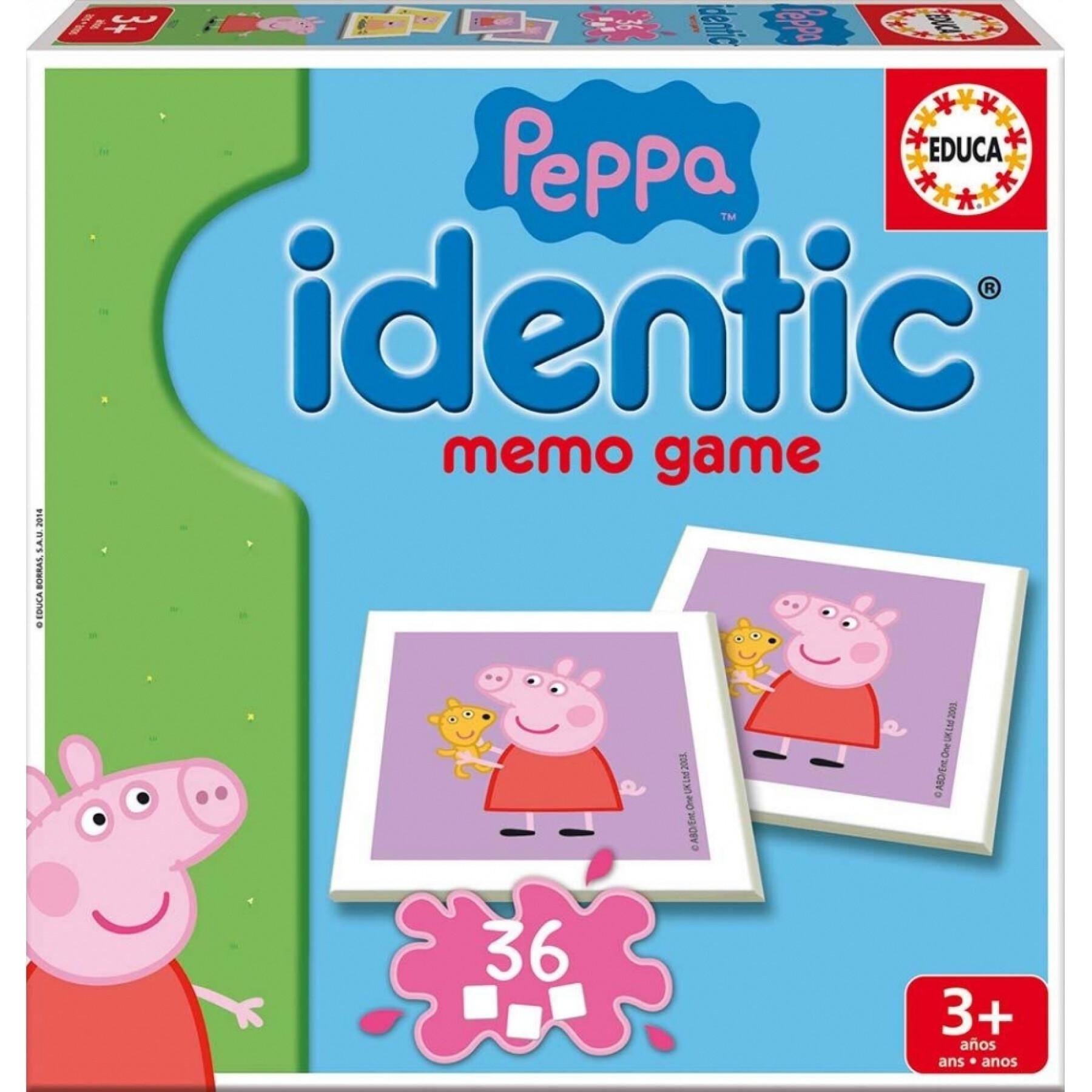 Juegos educativos de memoria Peppa Pig