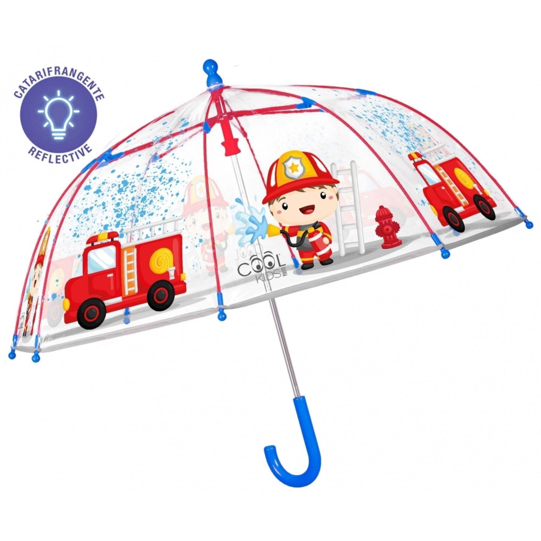 Paraguas infantil con campana de incendios Perletti