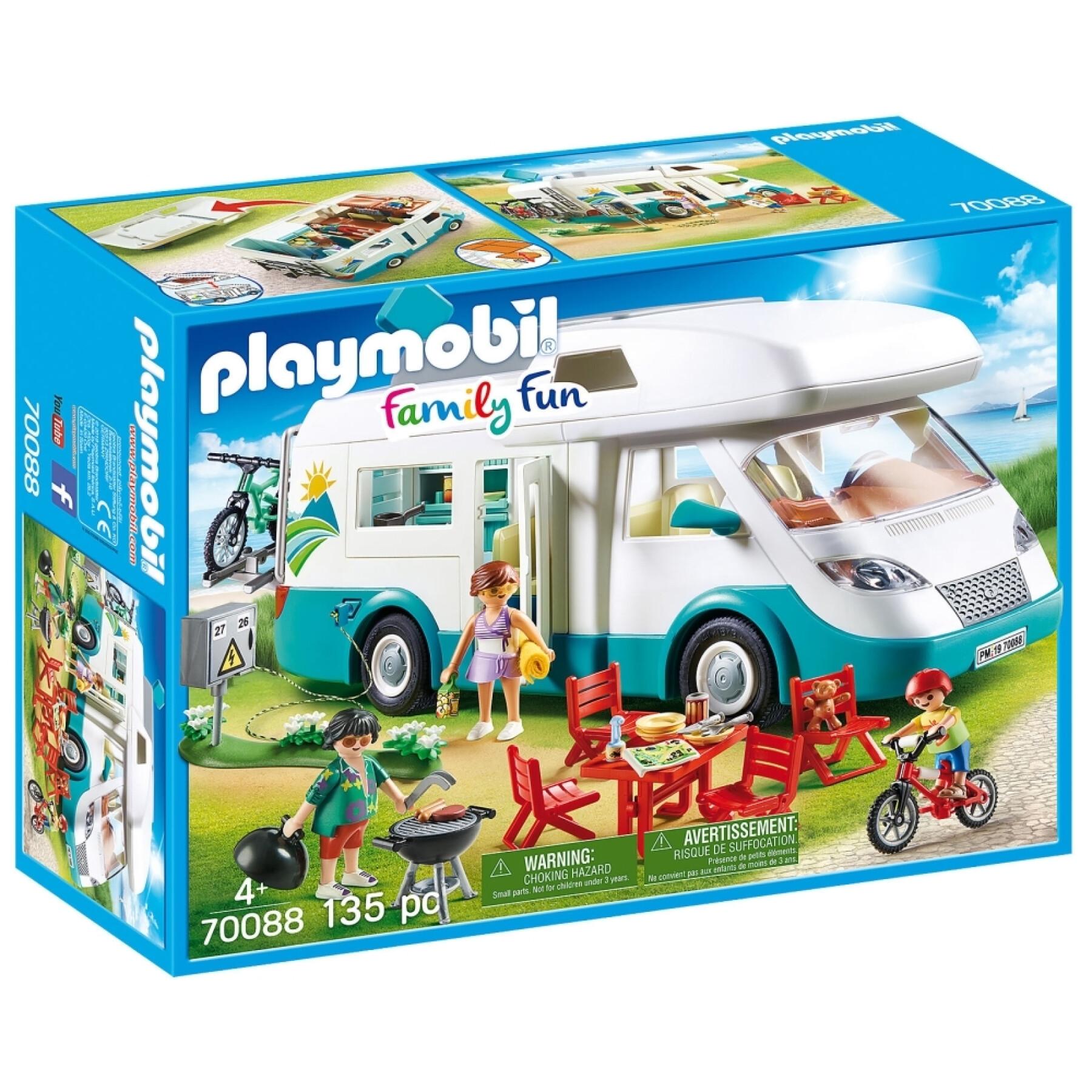 Familia de caravanas de verano Playmobil