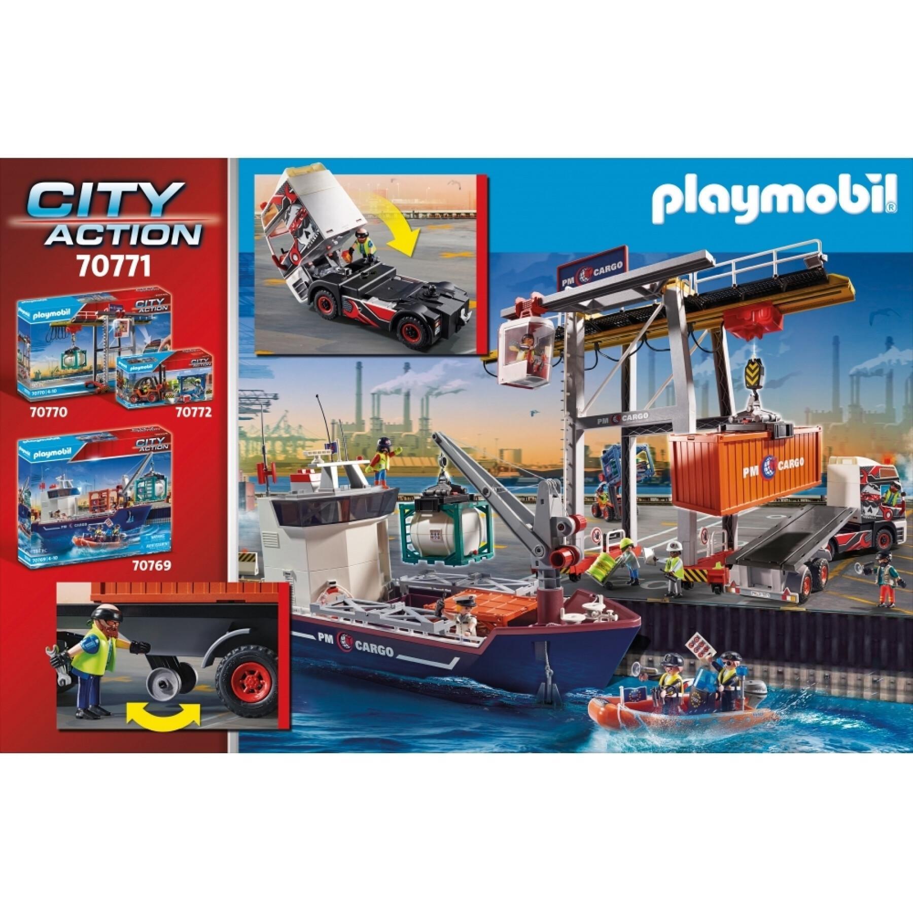 Camión con remolque urbano Playmobil