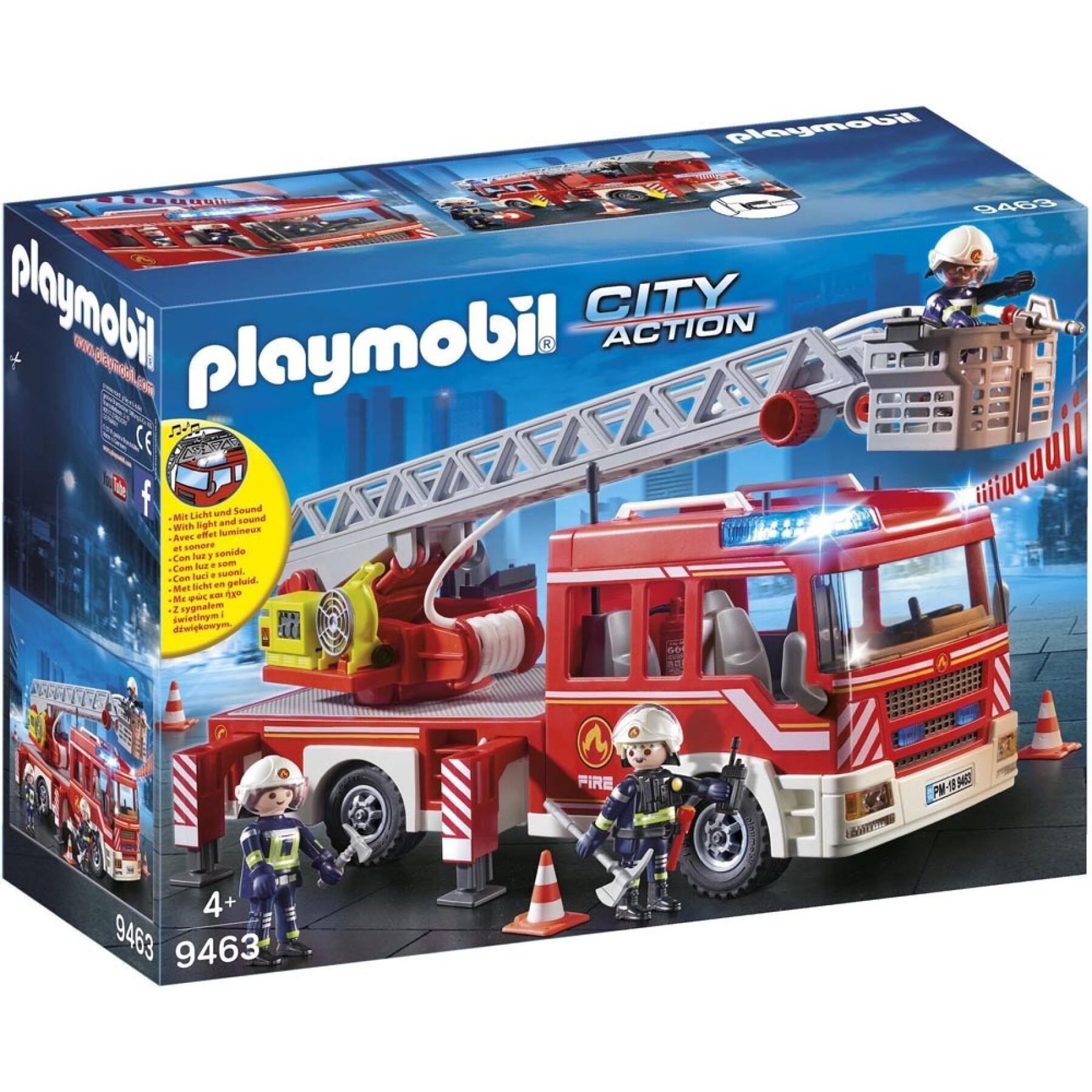 Camión de bomberos + escalera Playmobil