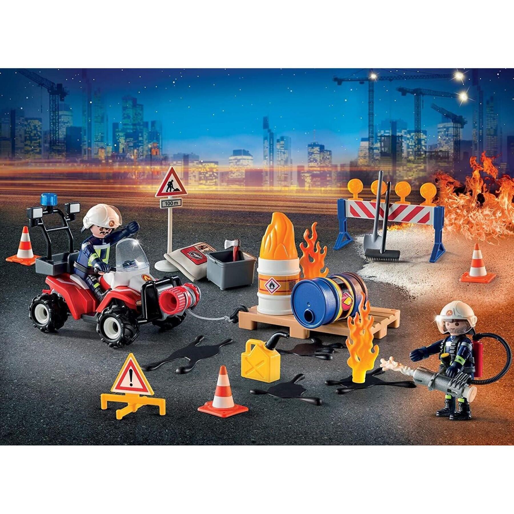 Calendario de Adviento para bomberos Playmobil