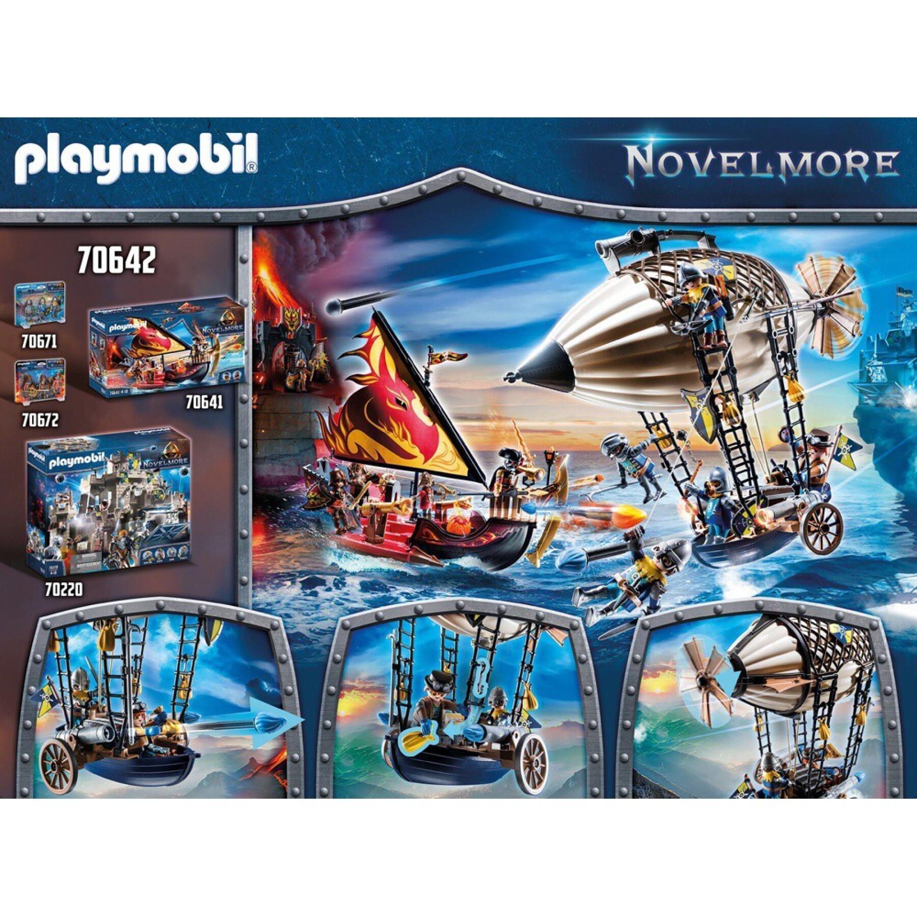 Conjuntos de edificios Playmobil Zeppelin Da Vanci Novelmore