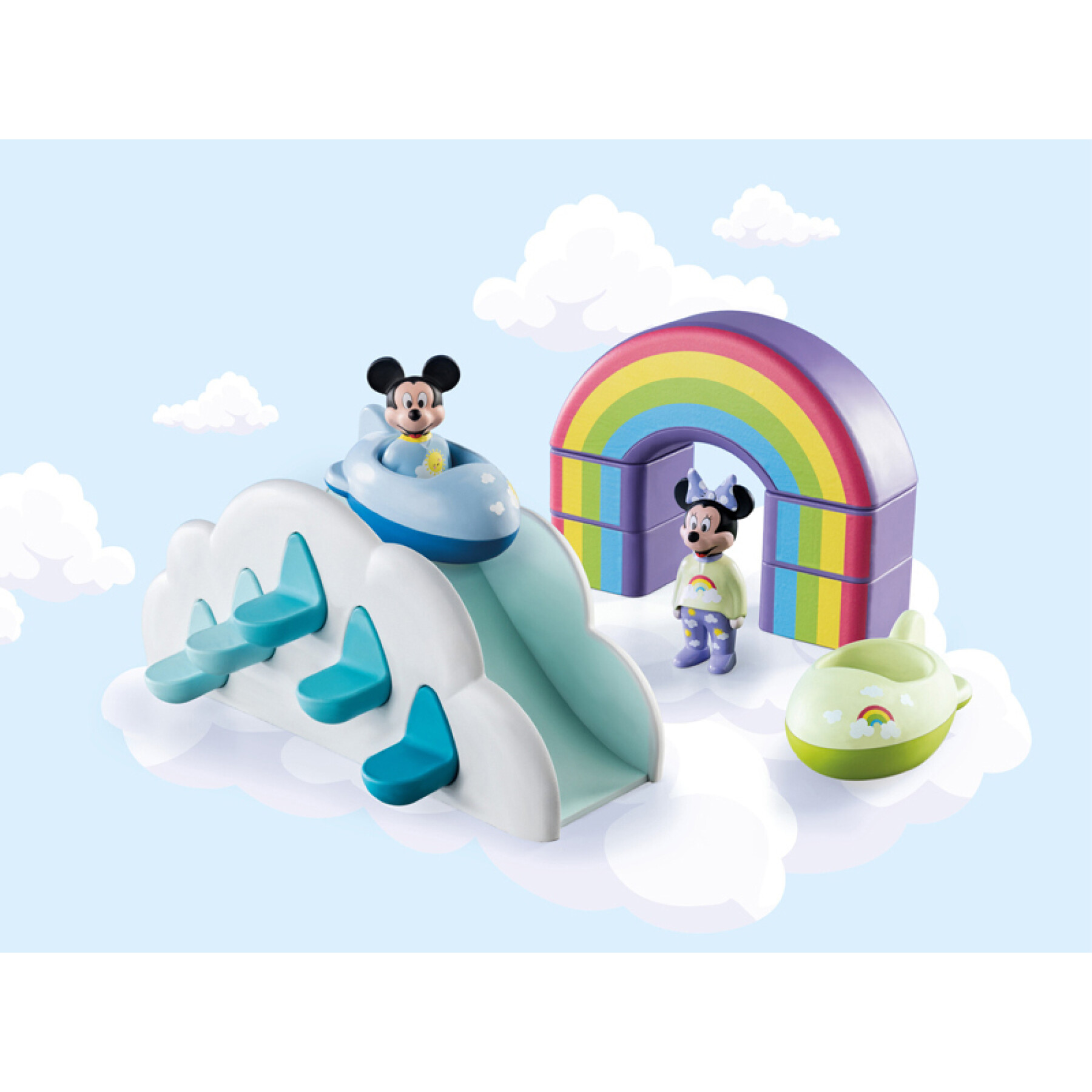 Figurita casa nube Playmobil Mickey 123
