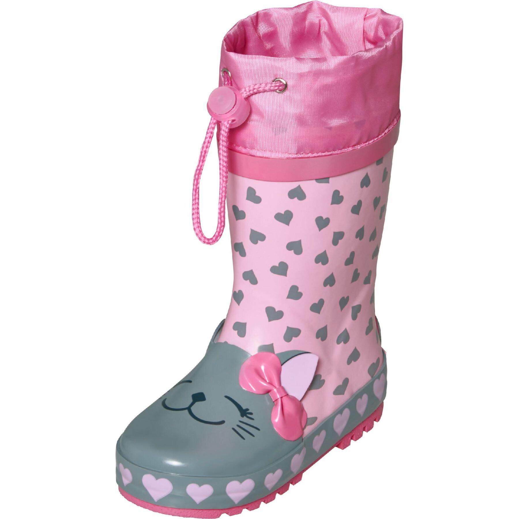 Botas de lluvia de goma para niña Playshoes Cat