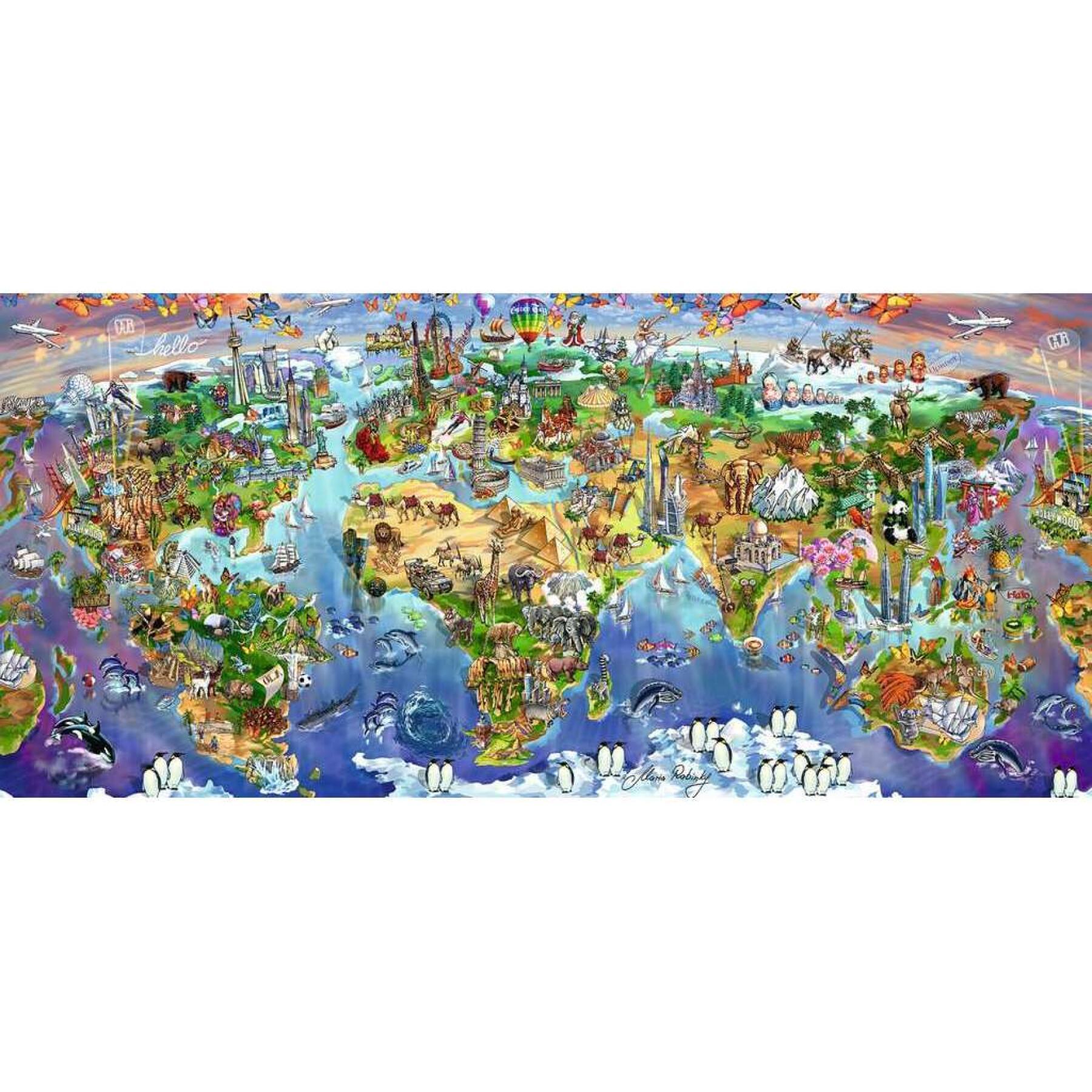 Puzzle de 2000 piezas Maravillas del Mundo Ravensburger