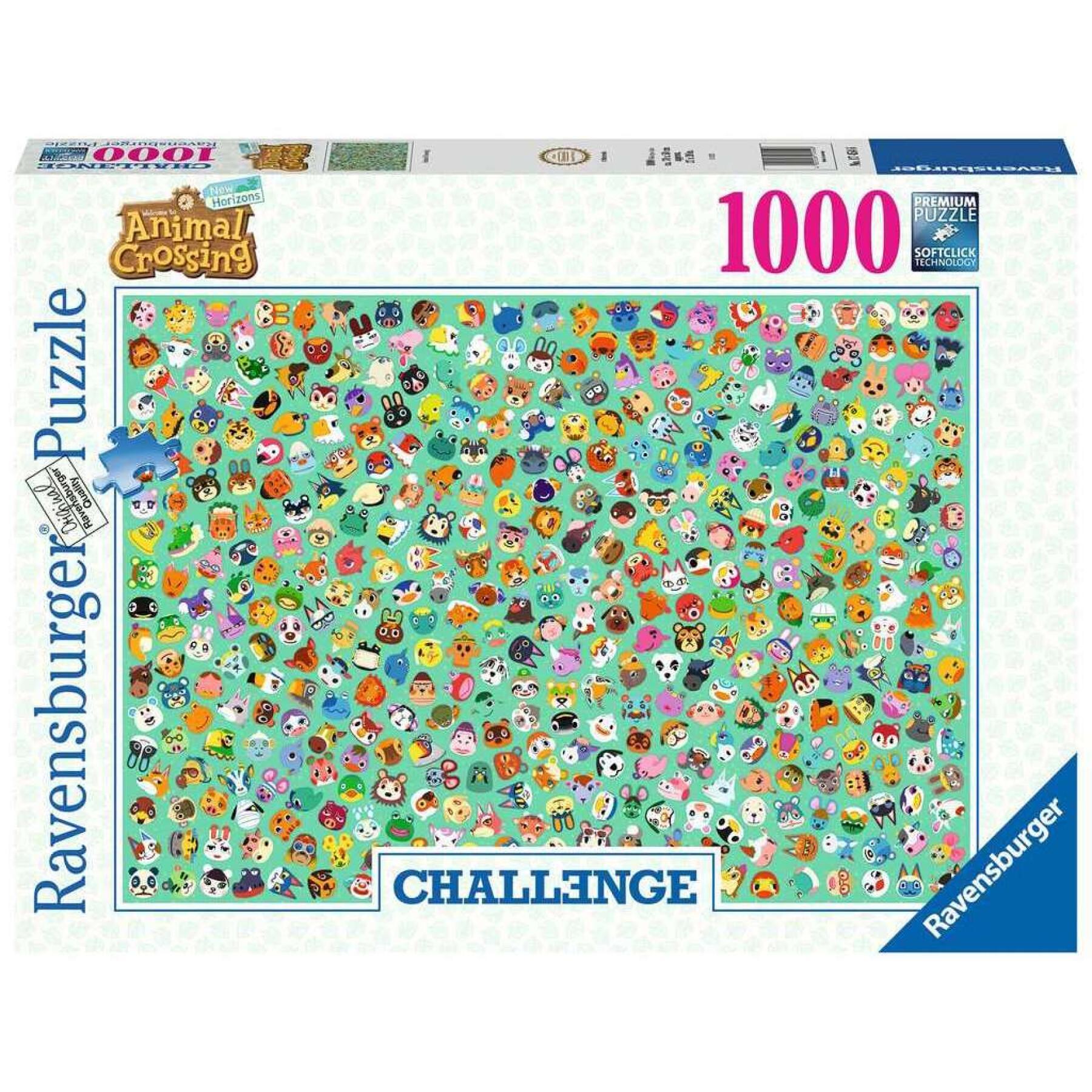 Puzzle de cruce de animales de 1000 piezas Ravensburger
